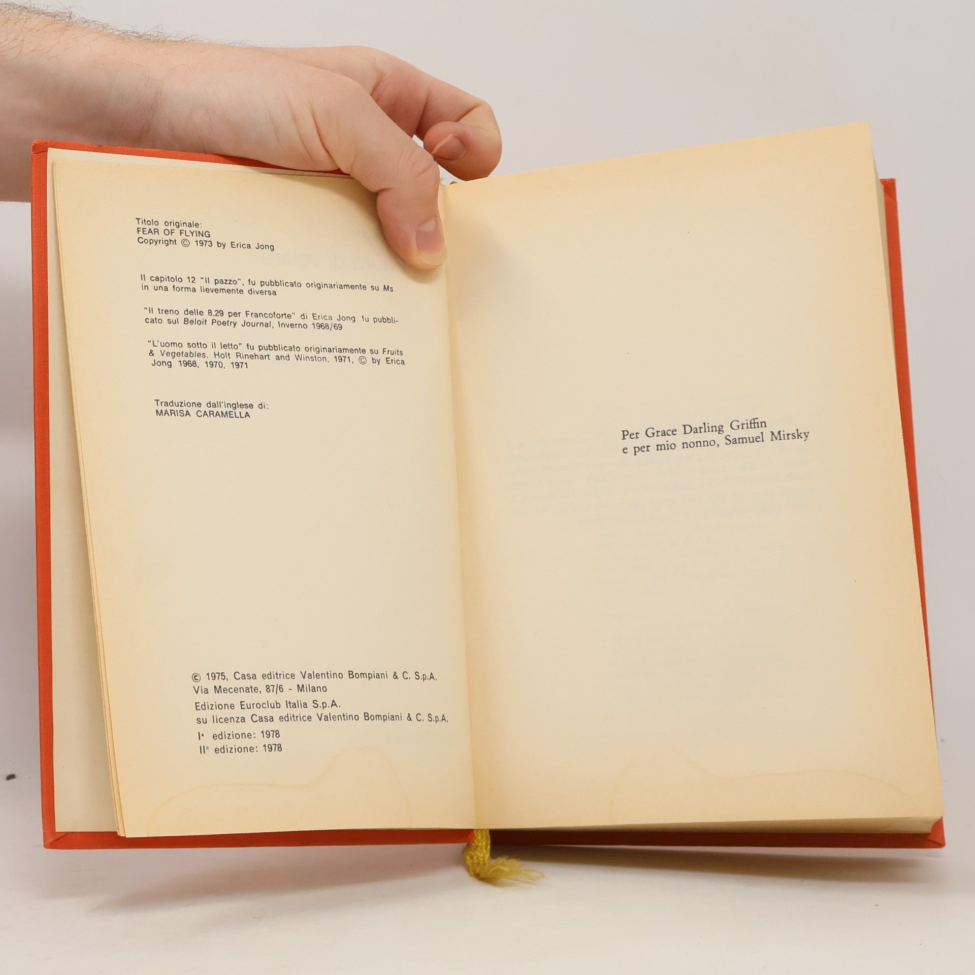 Erica Jong Paura di volare