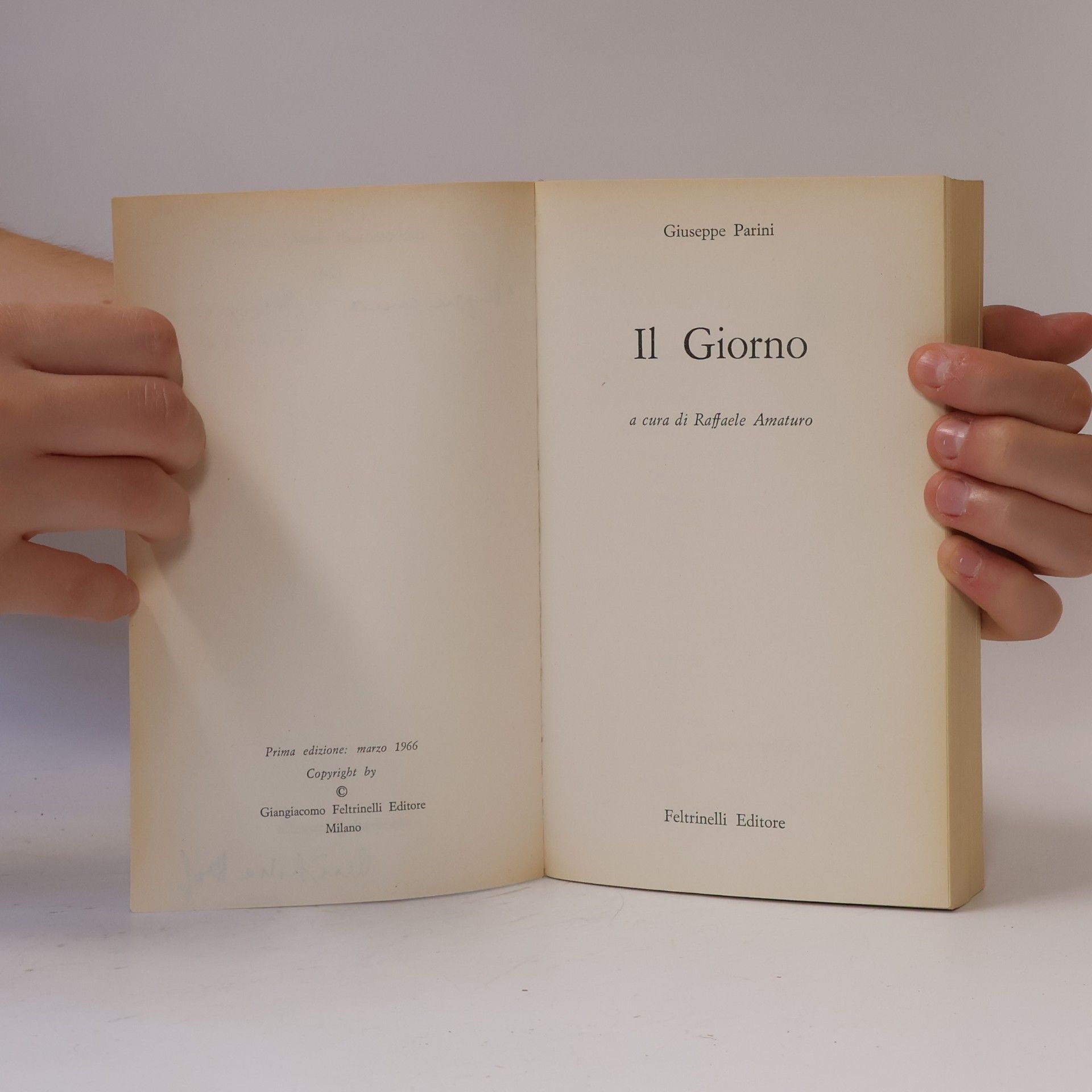 Giuseppe Antonio Maria Gaetano Parini Il giorno