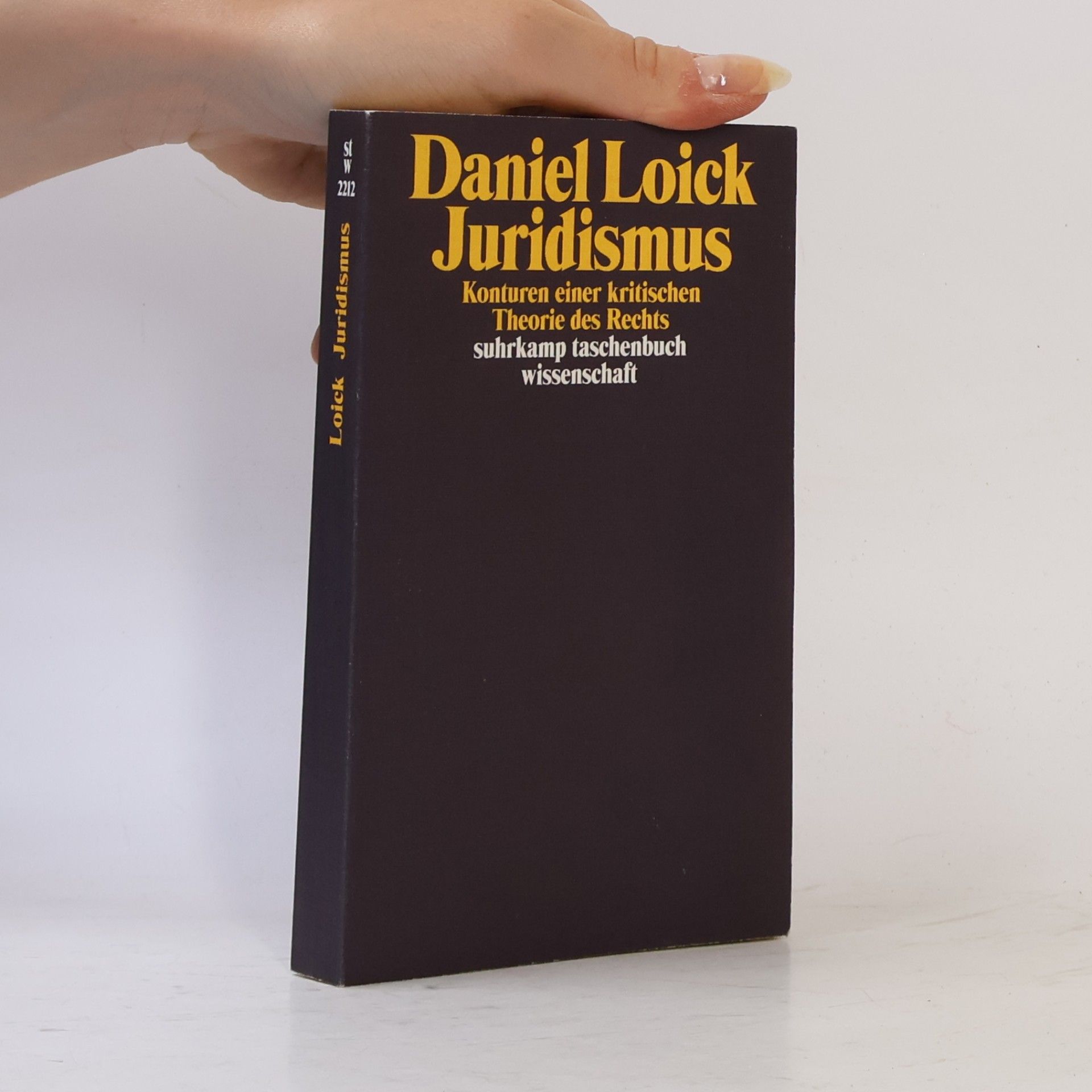 Daniel Loick Suhrkamp Taschenbuch Wissenschaft - 2212: Juridismus