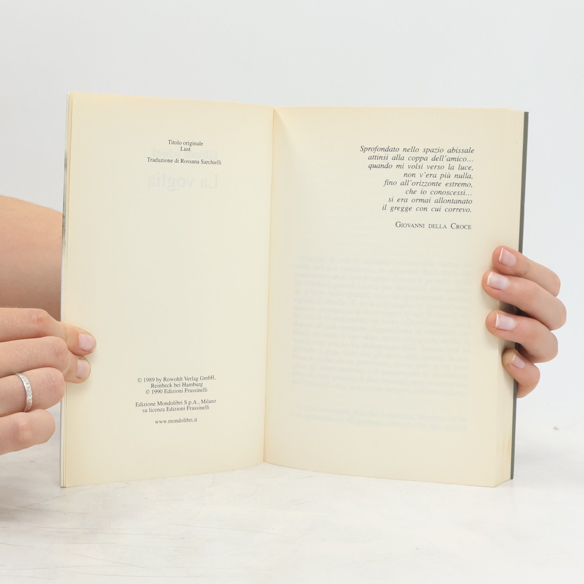 Elfriede Jelinek La voglia