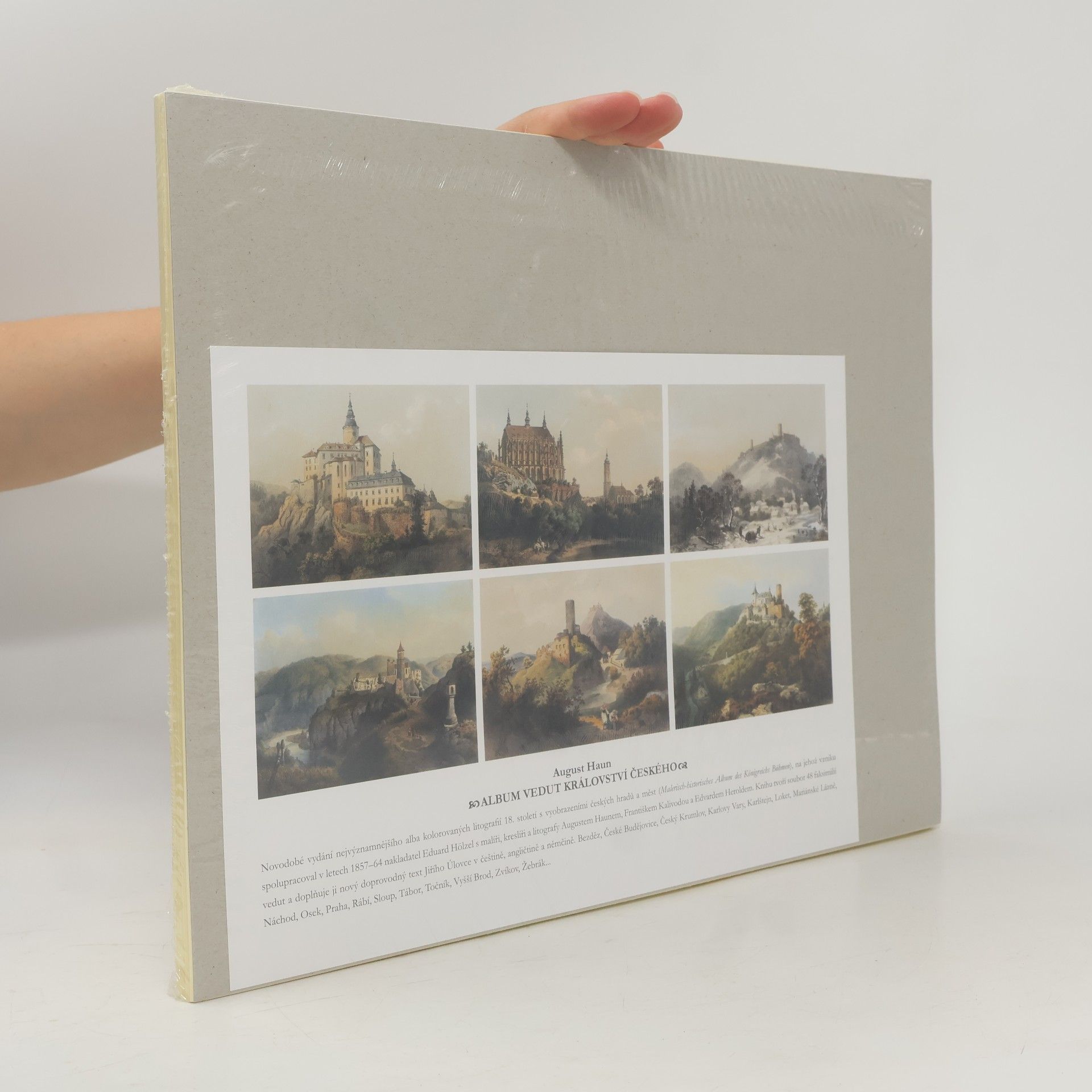 August Haunn Album vedut království Českého