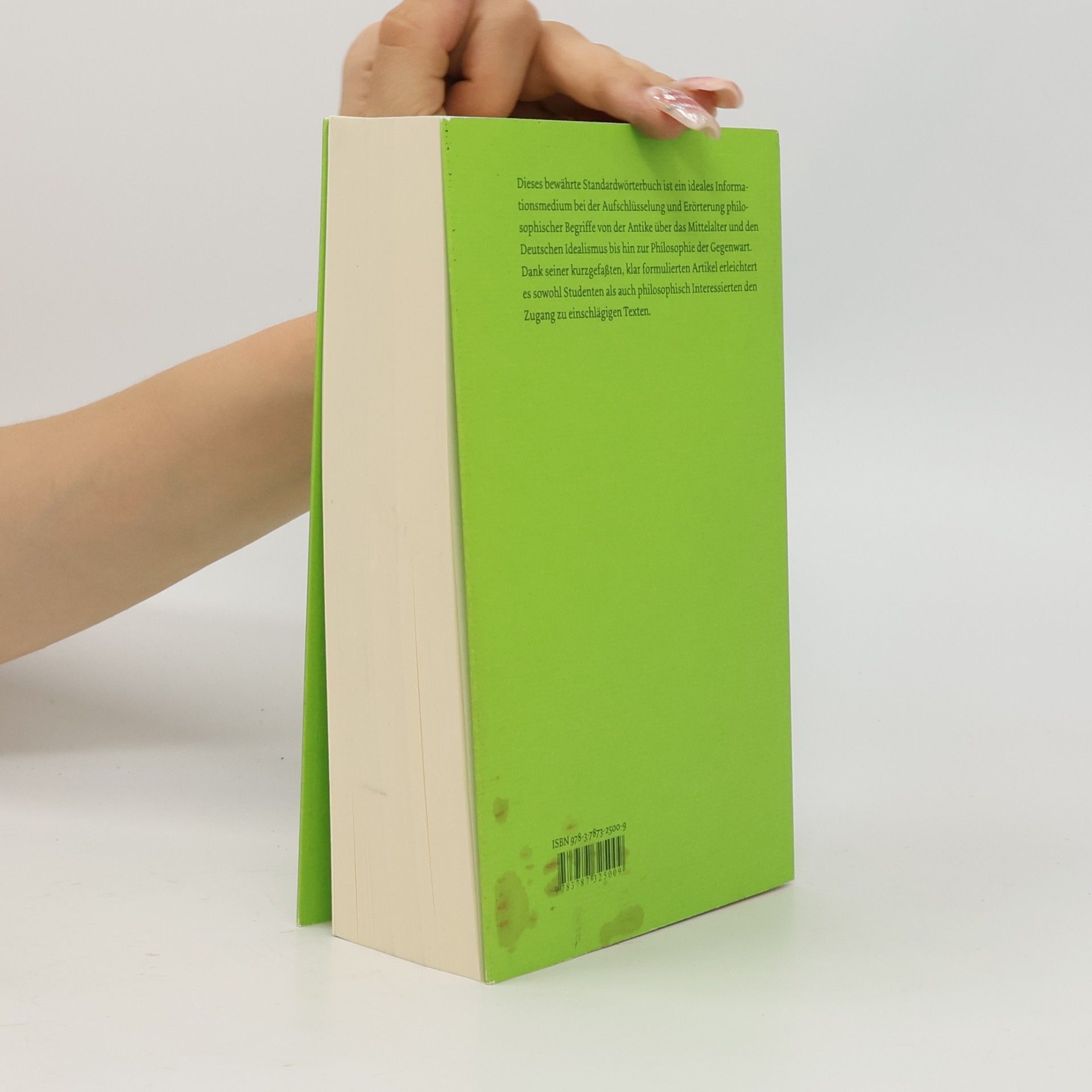 Arnim Regenbogen Philosophische Bibliothek: Wörterbuch der philosophischen Begriffe