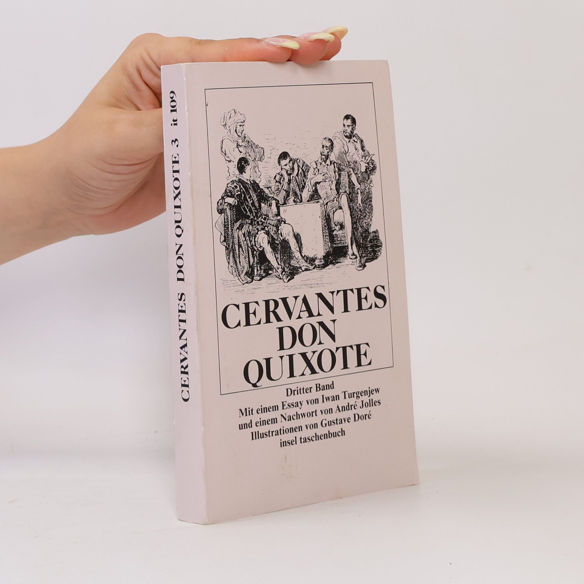 Miguel de Cervantes Der scharfsinnige Ritter Don Quixote von der Mancha, in 3 Bdn.