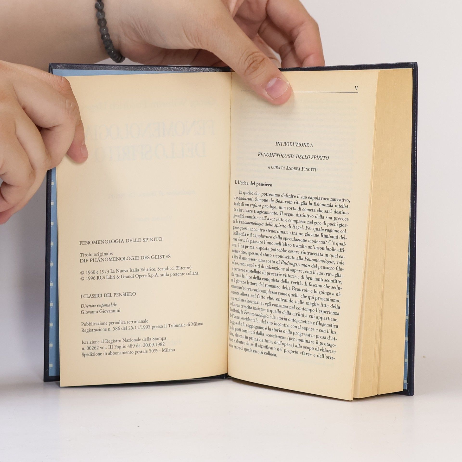 Georg Wilhelm Friedrich Hegel Fenomenologia dello spirito 1