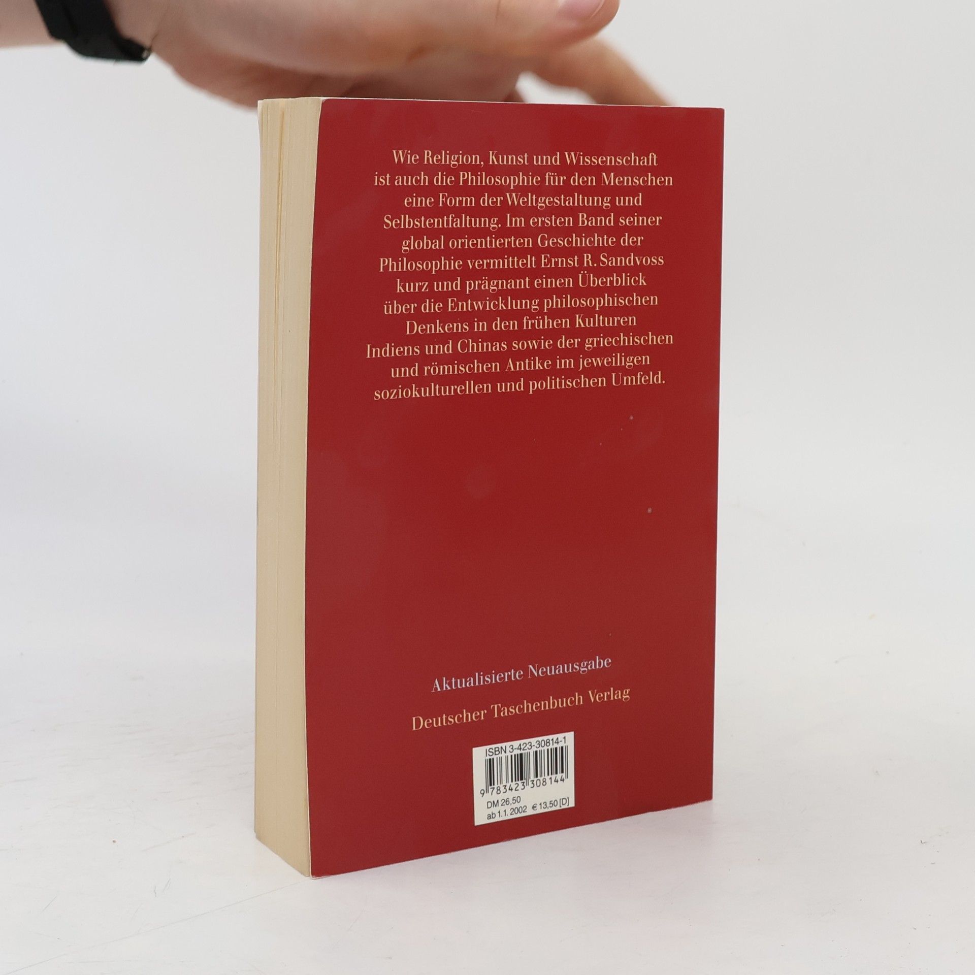 Ernst Sandvoss Geschichte der Philosophie