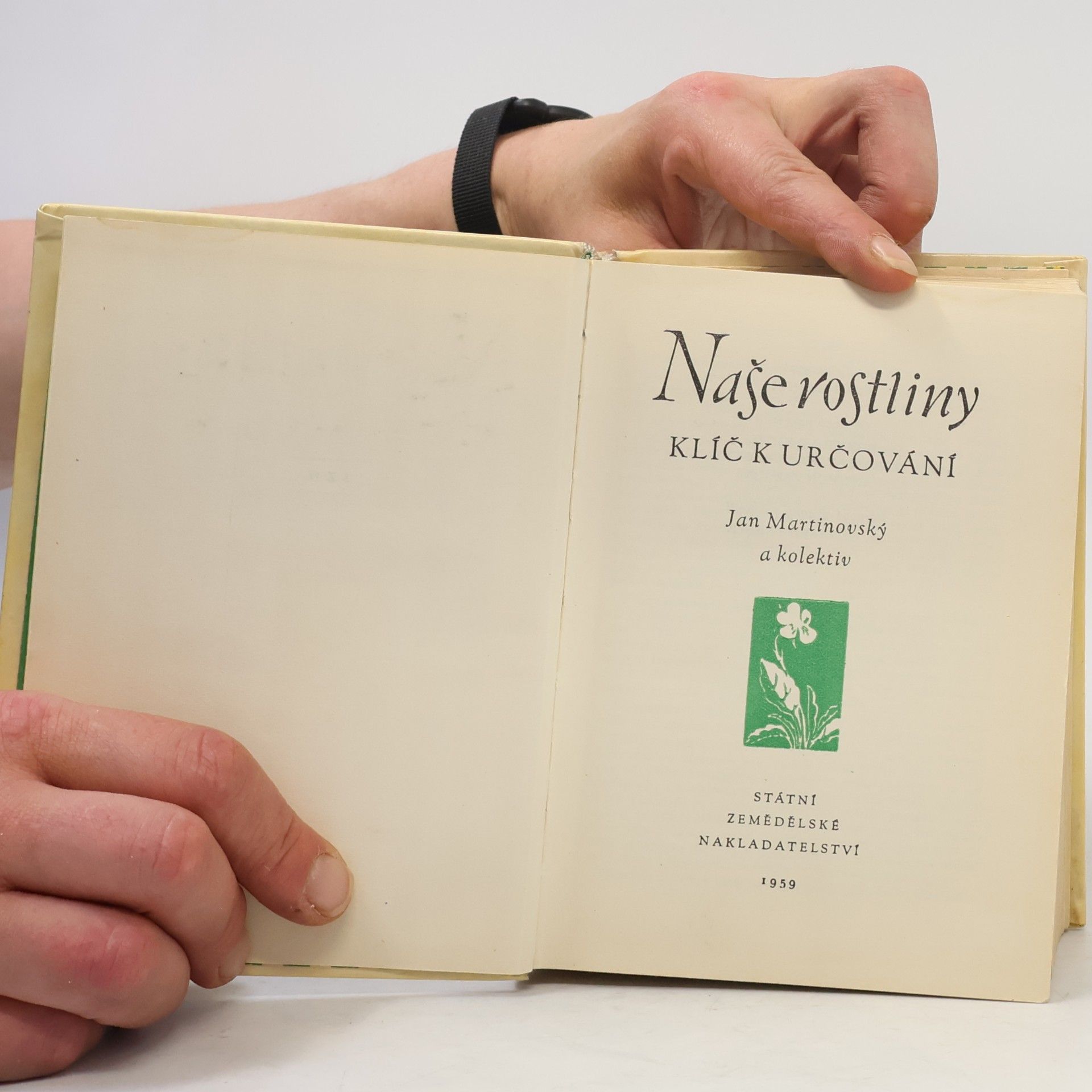 Jan Martinovský Naše rostliny. Klíč k určování
