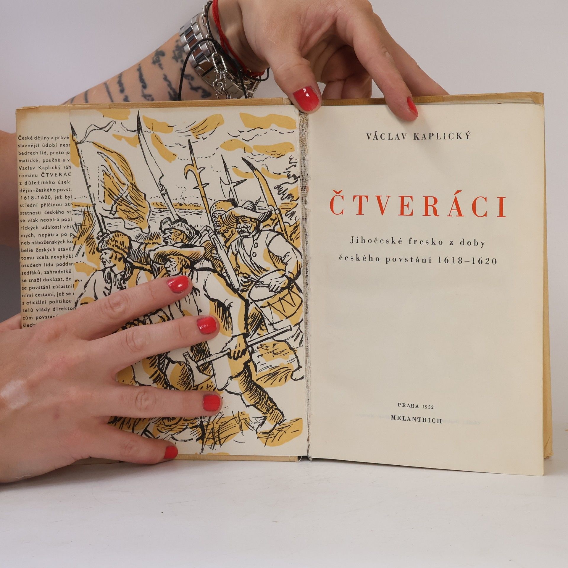 Václav Kaplický Čtveráci. Jihočeská freska z doby českého povstání 1618-1620