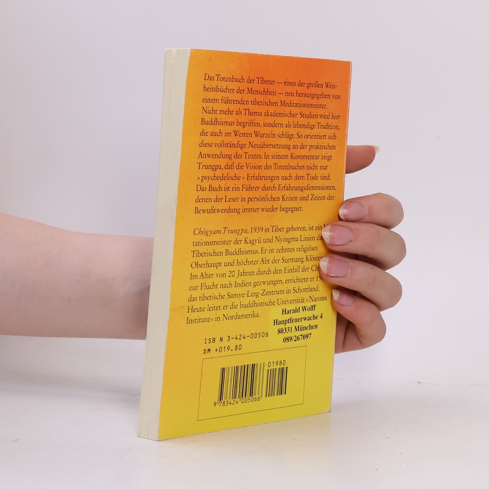 Various authors Das Totenbuch der Tibeter