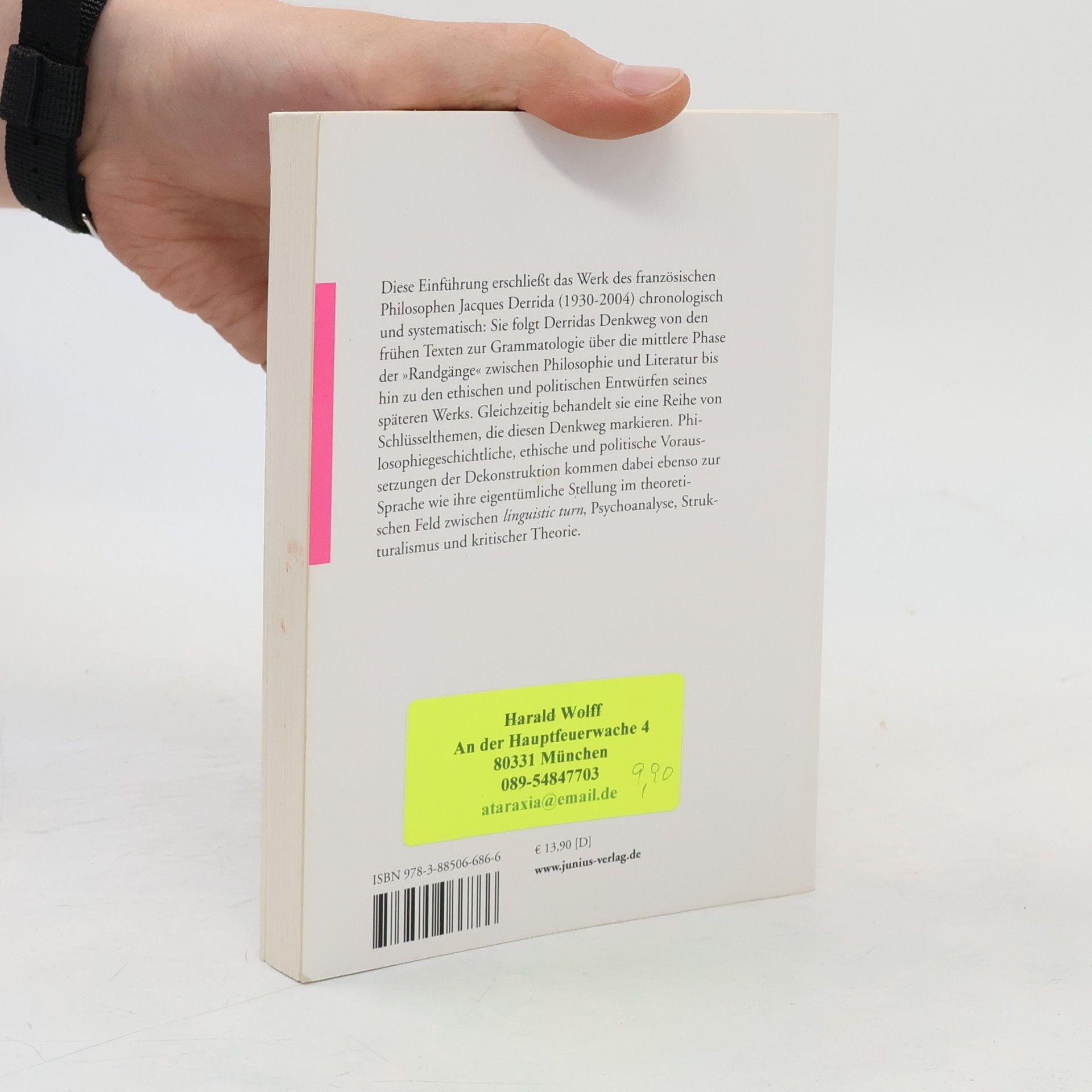 Susanne Lüdemann Jacques Derrida zur Einführung