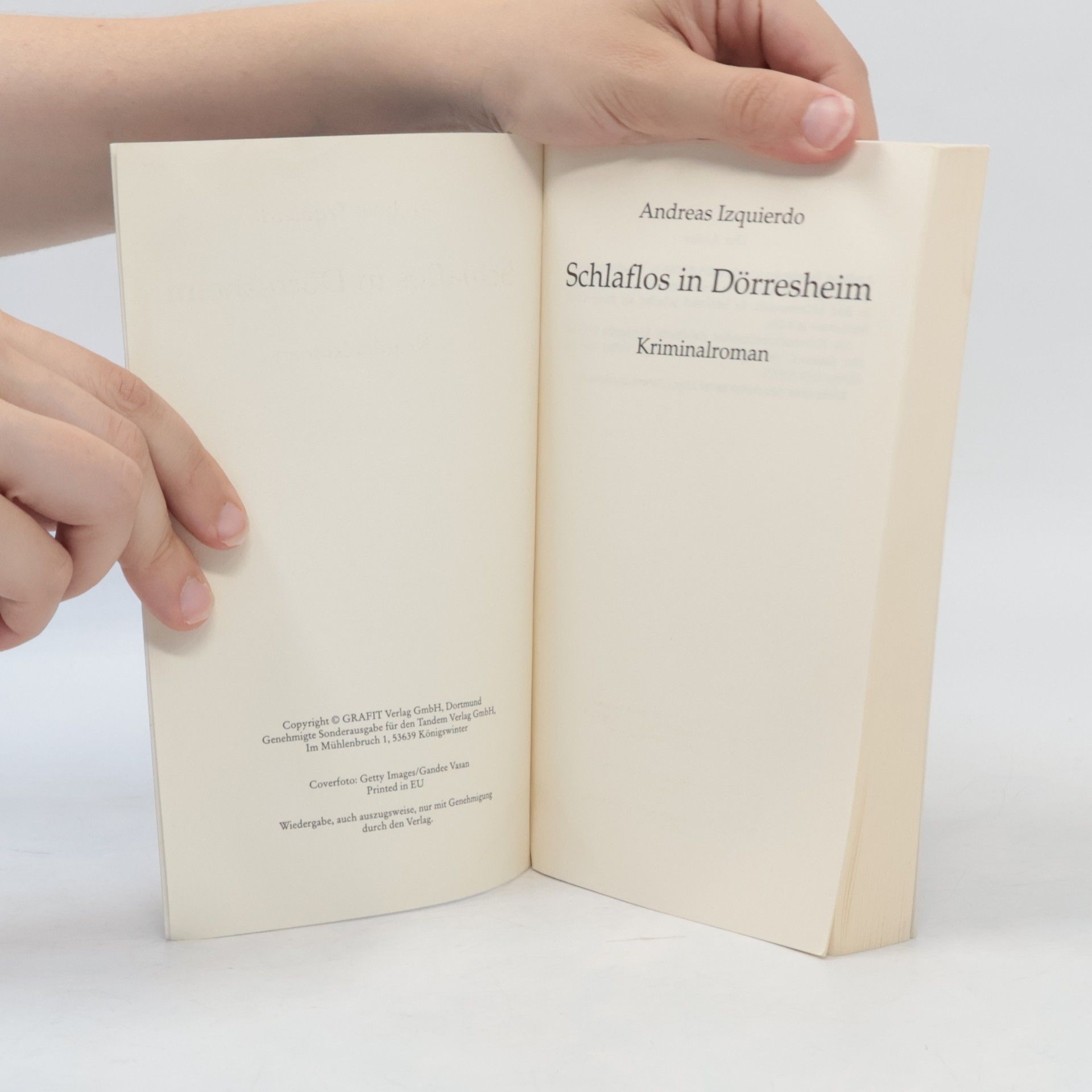 Andreas Izquierdo Schlaflos in Dörresheim