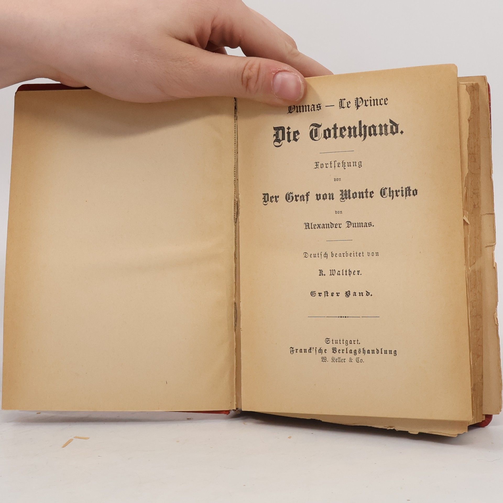 Alexandre Dumas Die Totenhand