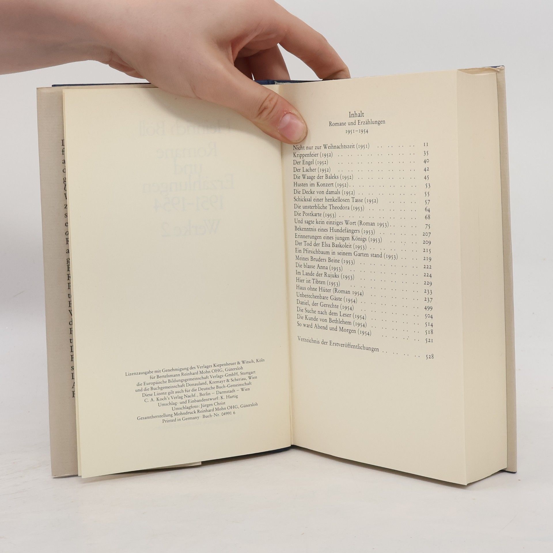 Heinrich Böll Romane und Erzählungen 1951-1954