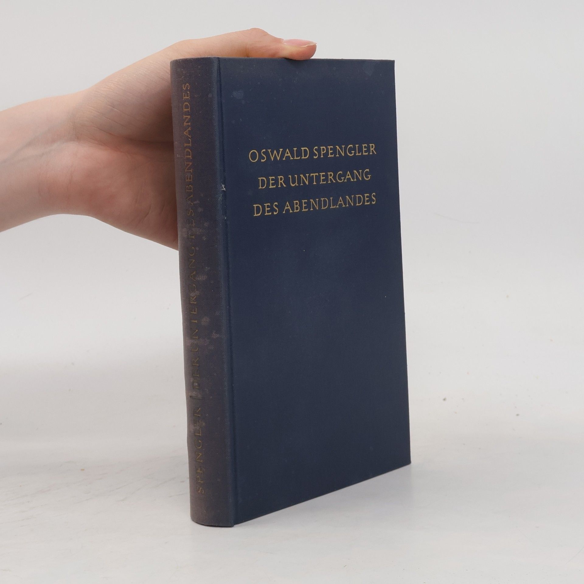 Oswald Spengler Der untergang des abendlandes
