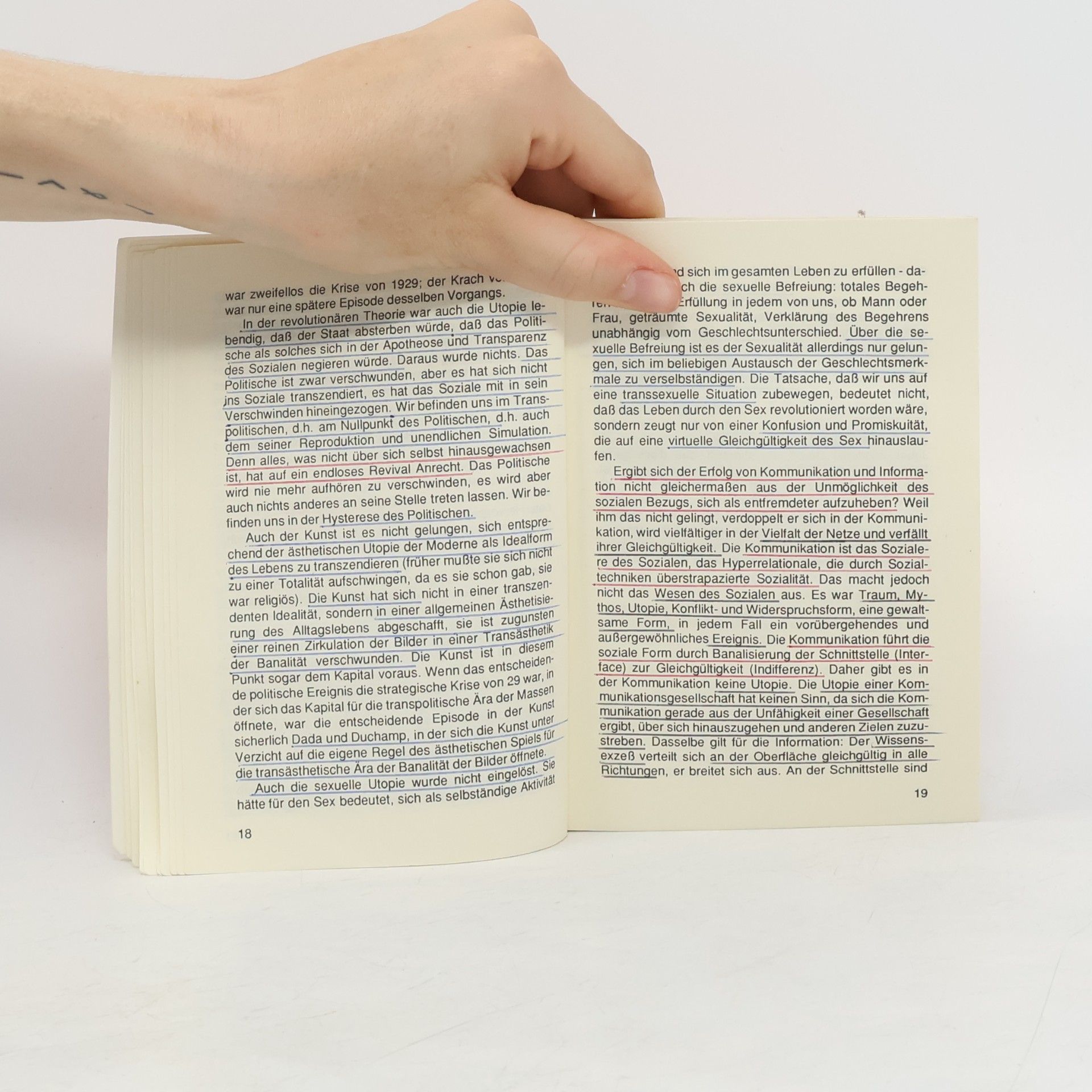 Jean Baudrillard Transparenz des Bösen