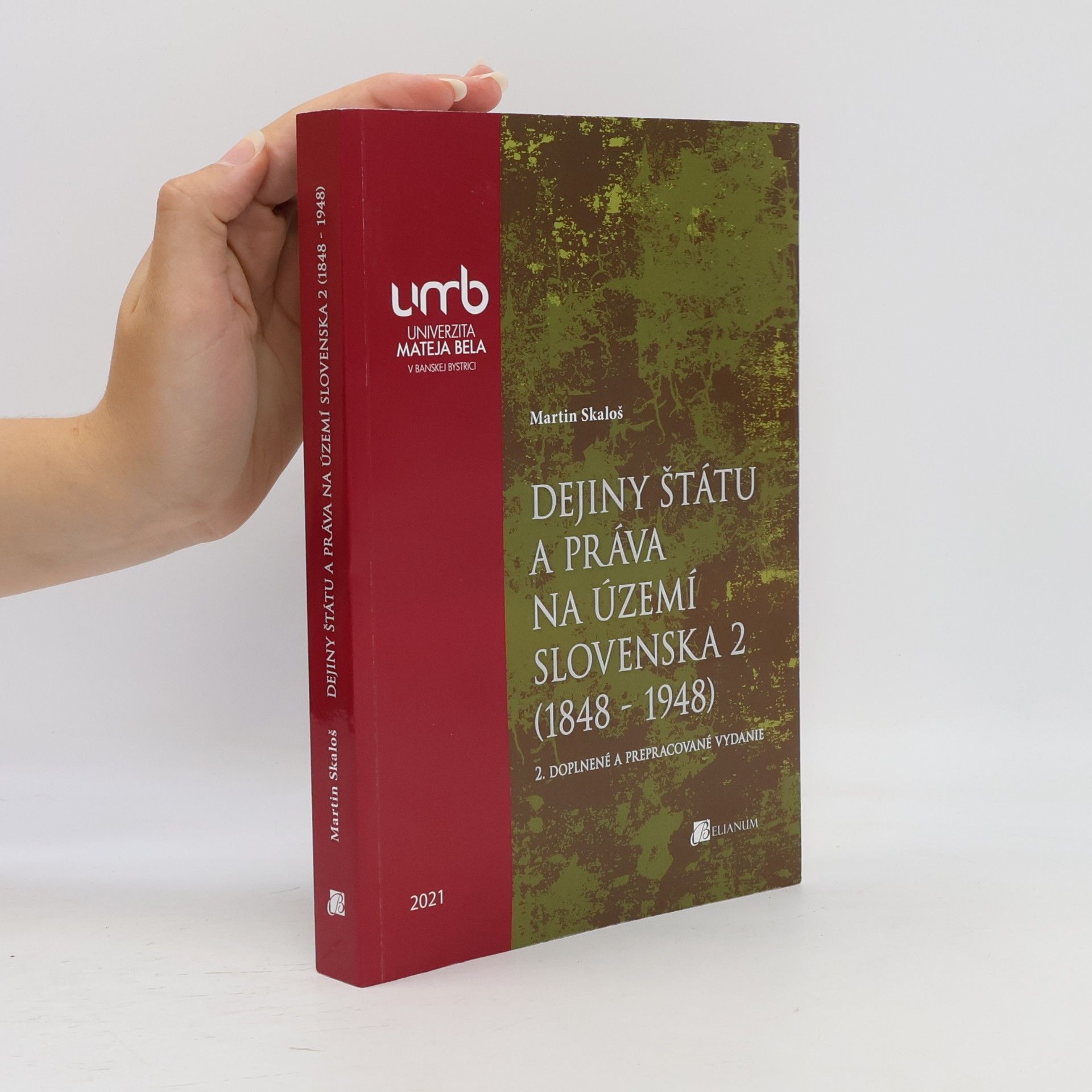 Various authors Dejiny štátu a práva na území Slovenska 2