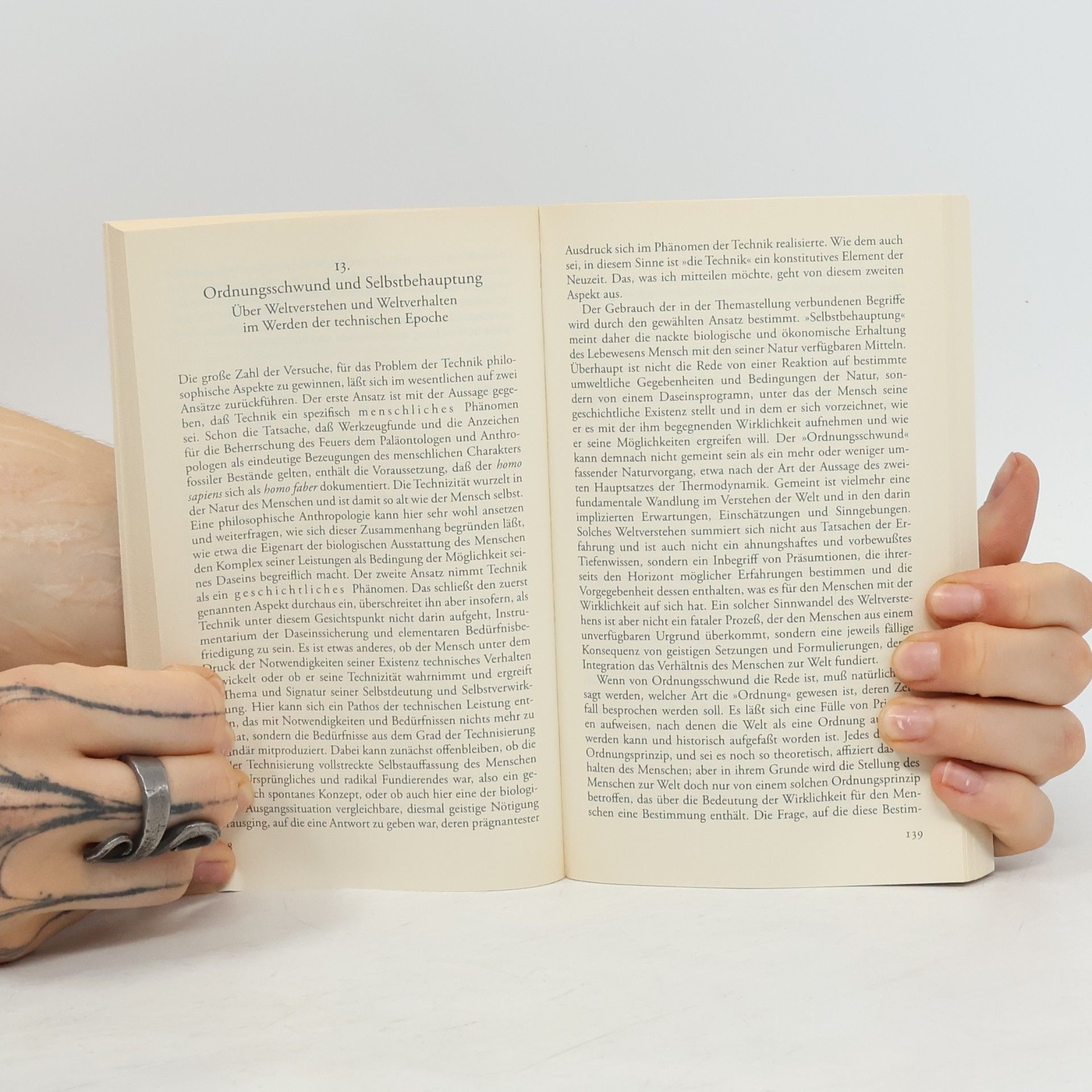 Hans Blumenberg Schriften zur Technik