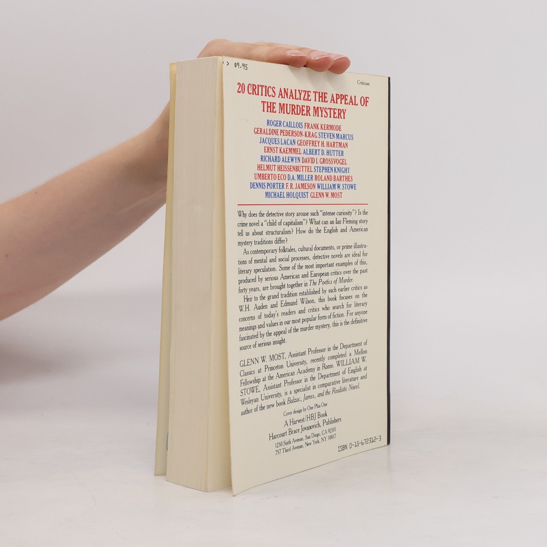 Various authors The Poetics of Murder