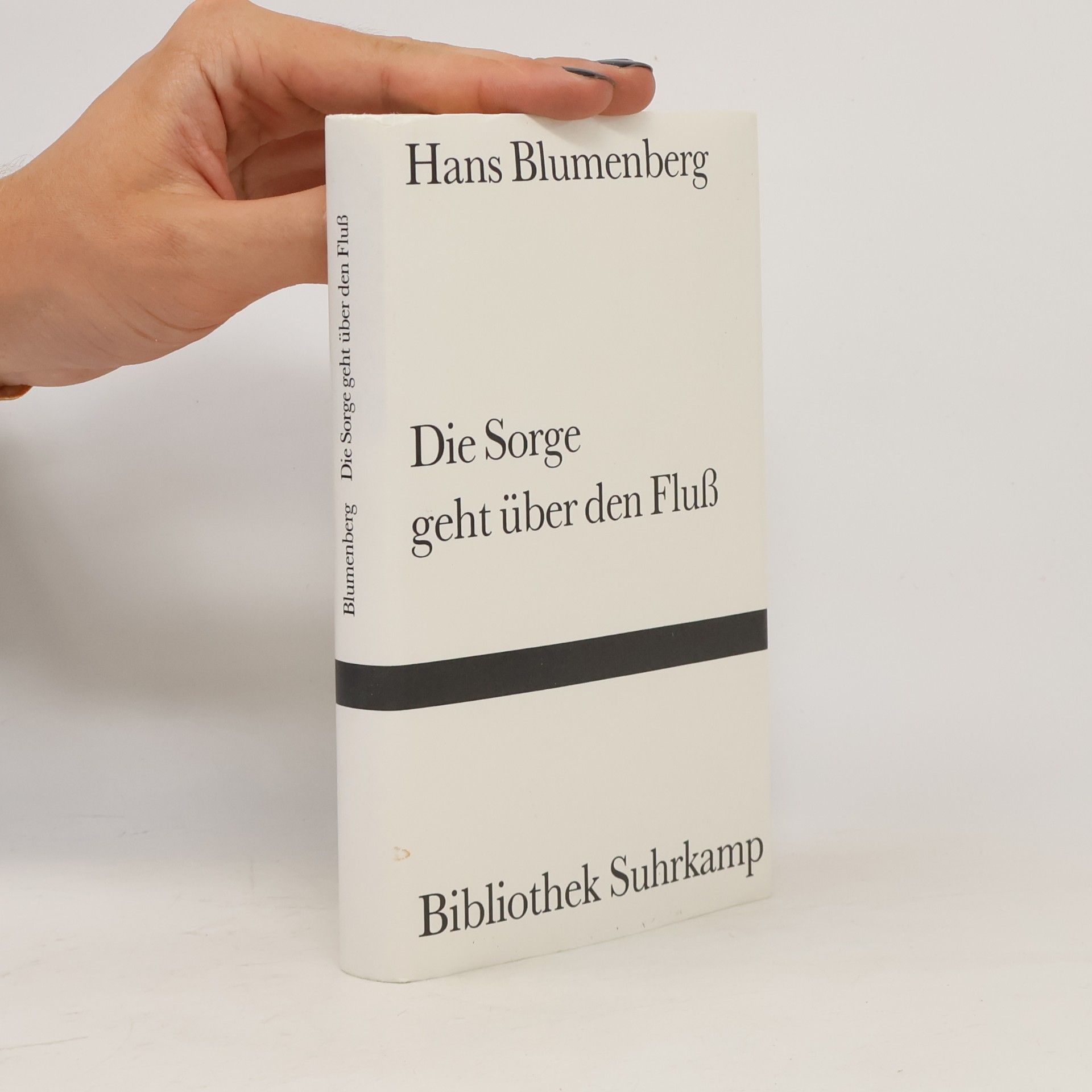 Hans Blumenberg Die Sorge geht über den Fluß