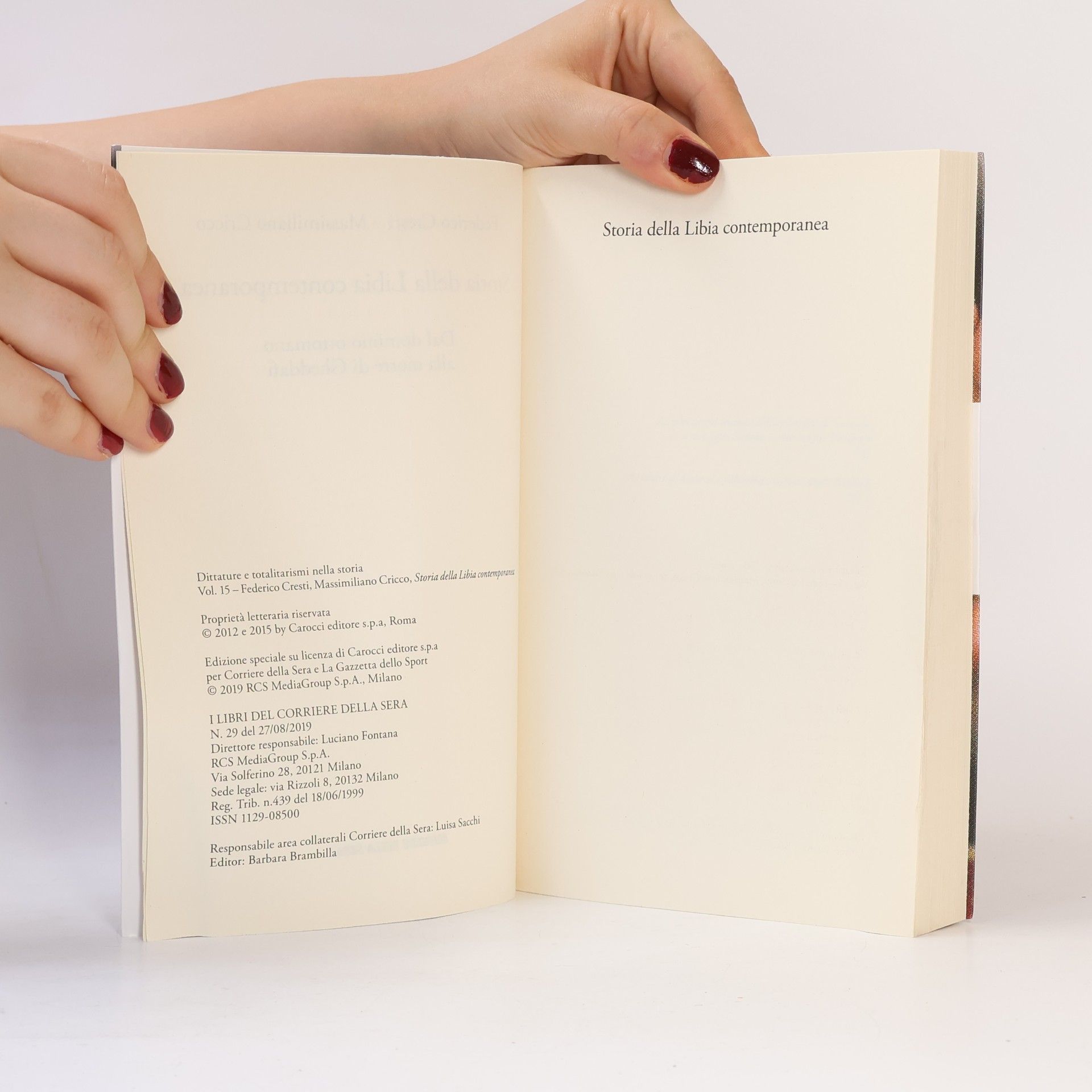 Collectif d'auteurs Storia della libia Contemporanea
