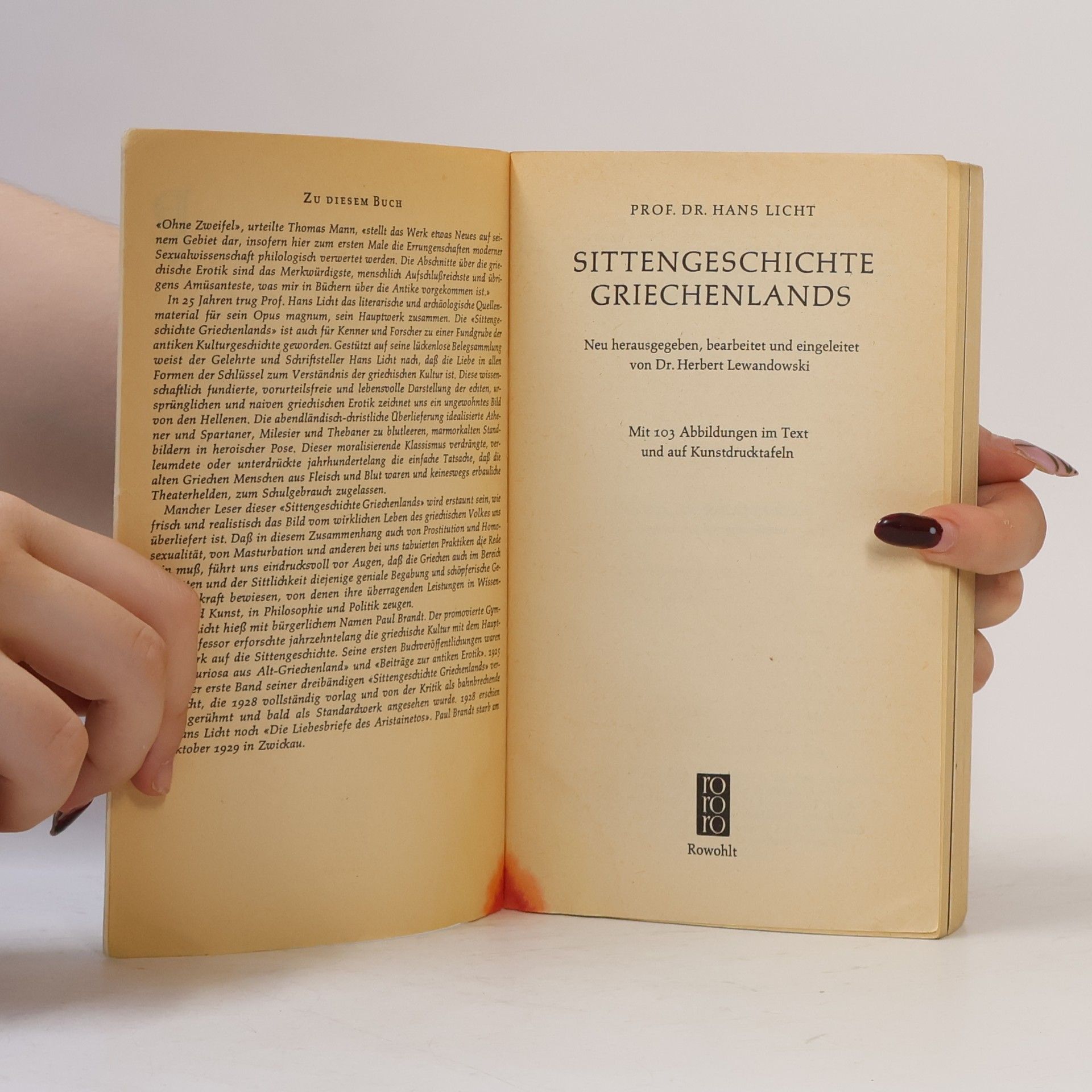 Hans Licht Sittengeschichte Griechenlands