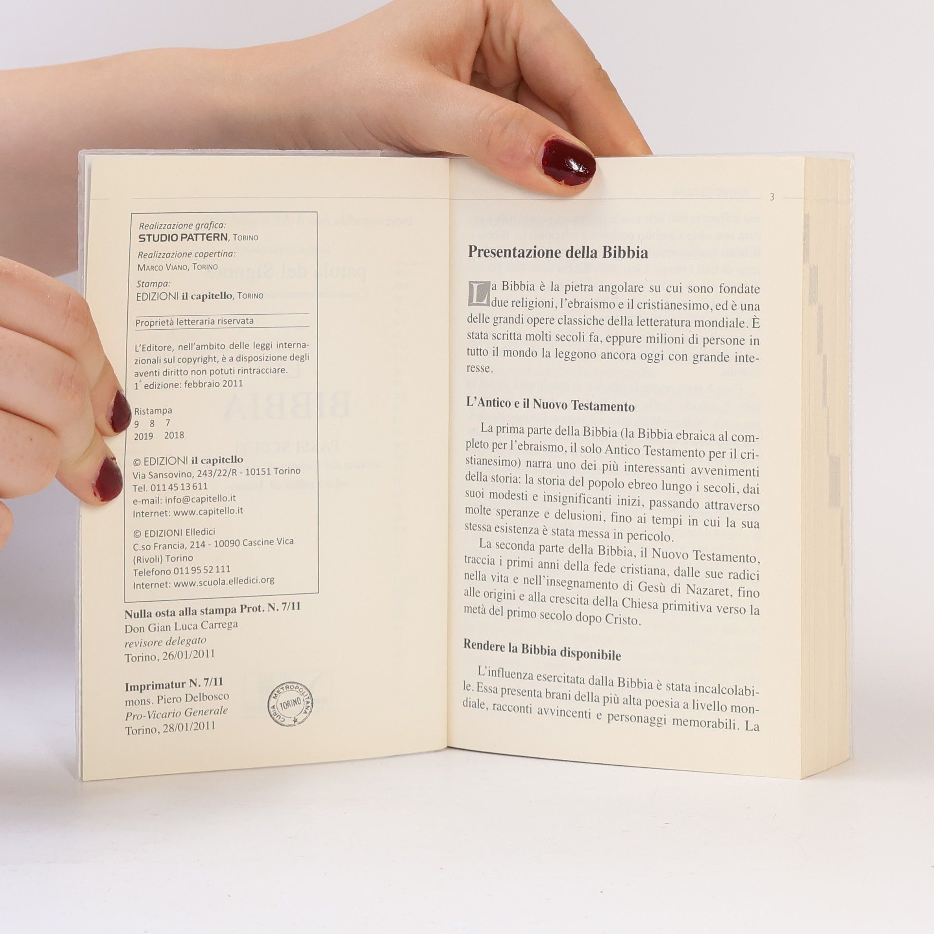 Collectif d'auteurs La Bibbia