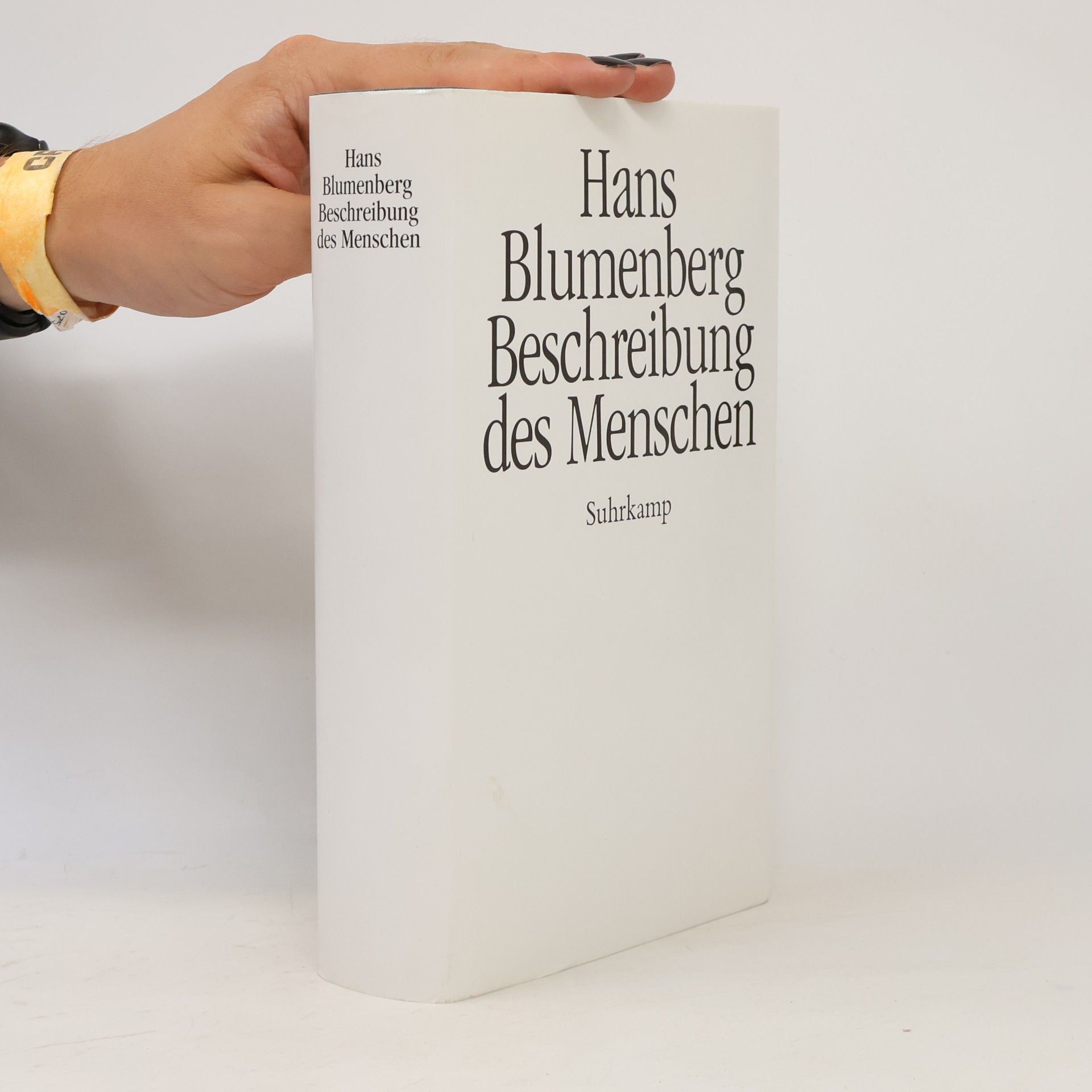Hans Blumenberg Beschreibung des Menschen