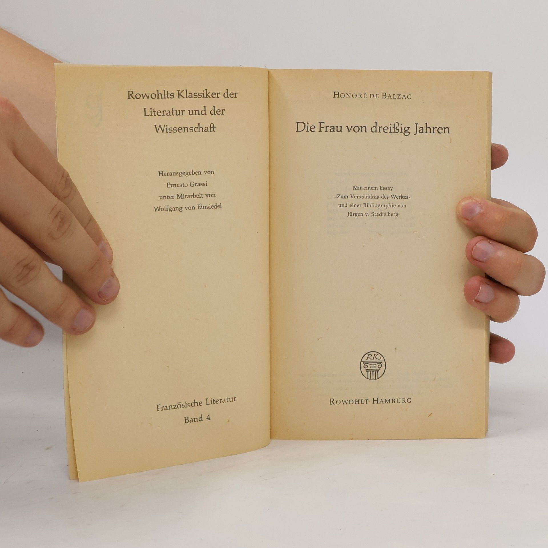 Honoré de Balzac Die Frau von 30 Jahren