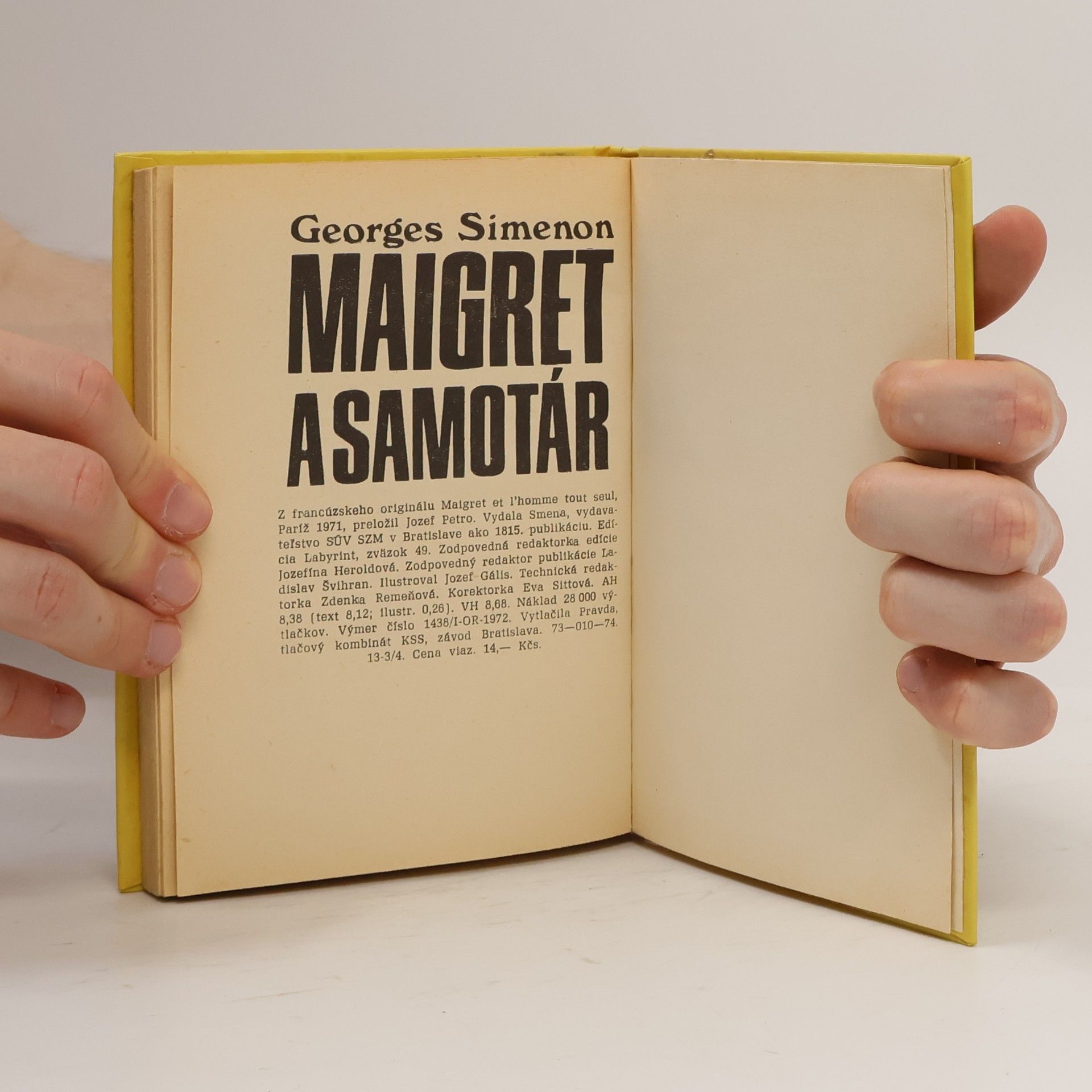 Georges Simenon Maigret a samotár
