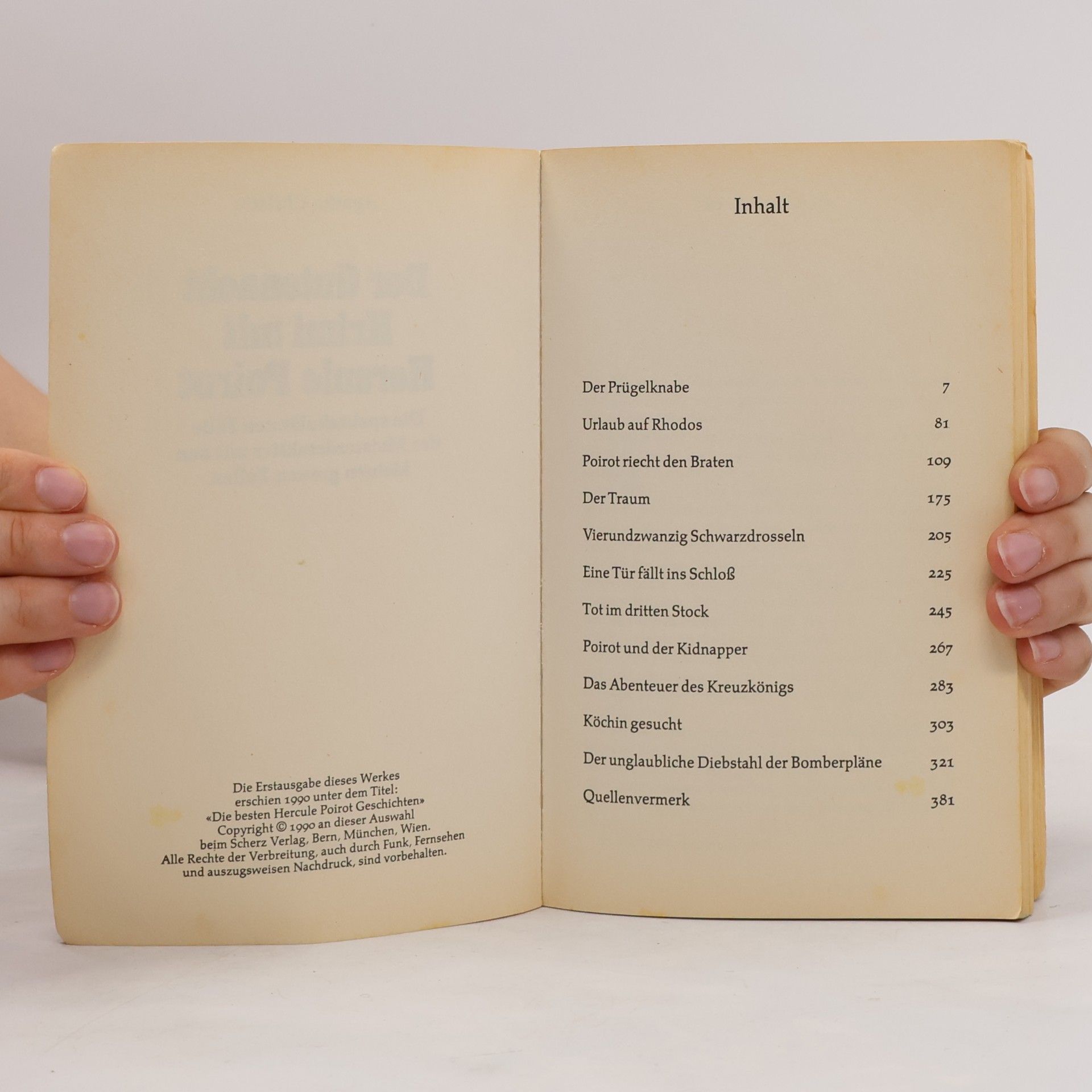 Agatha Christie Der Gutenacht-Krimi mit Hercule Poirot