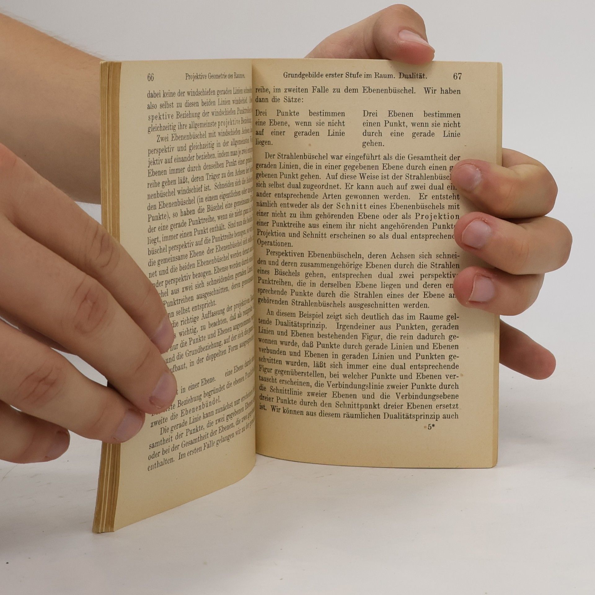 Heinrich Timerding Projektive Geometrie