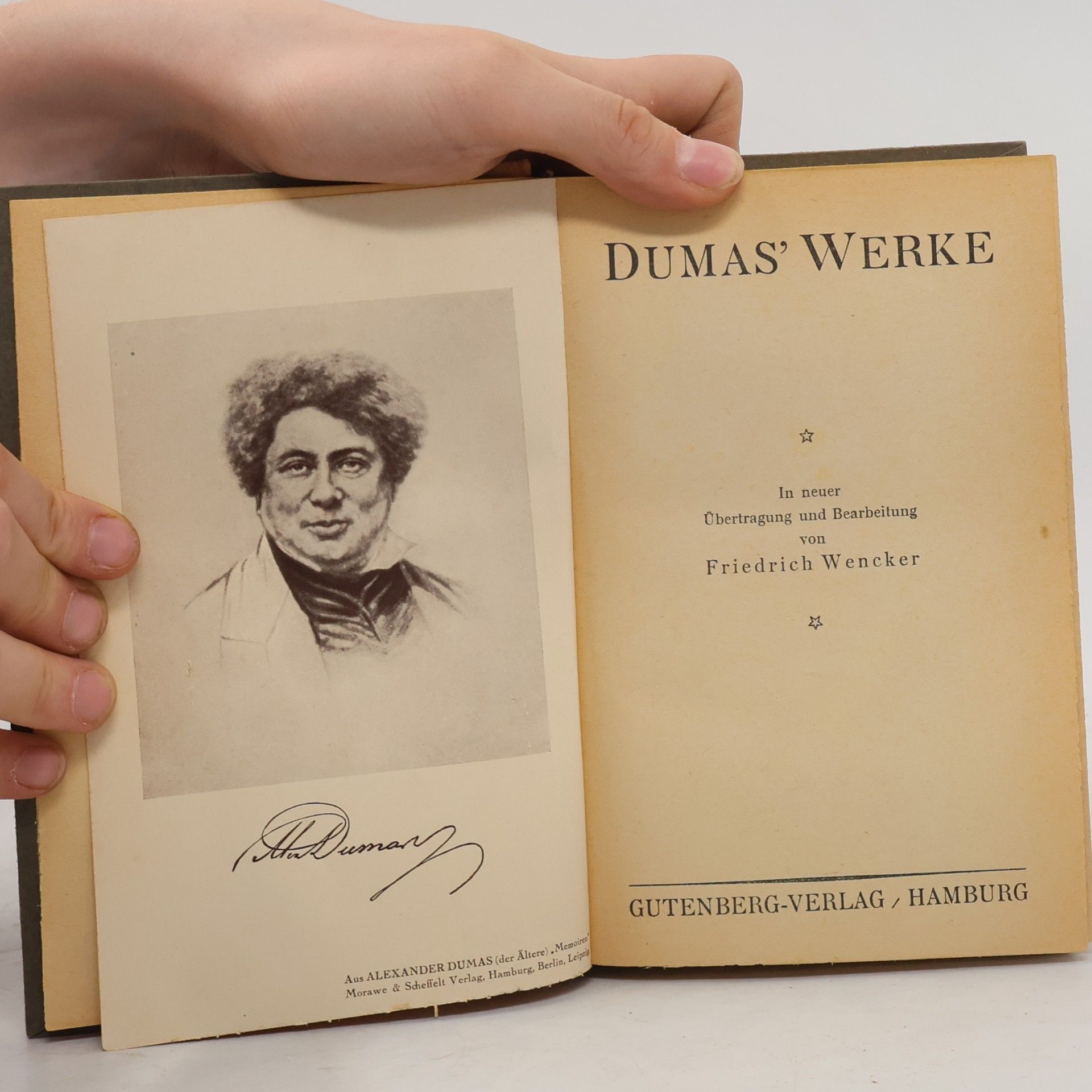 Friedrich Wencker Duma's Werke