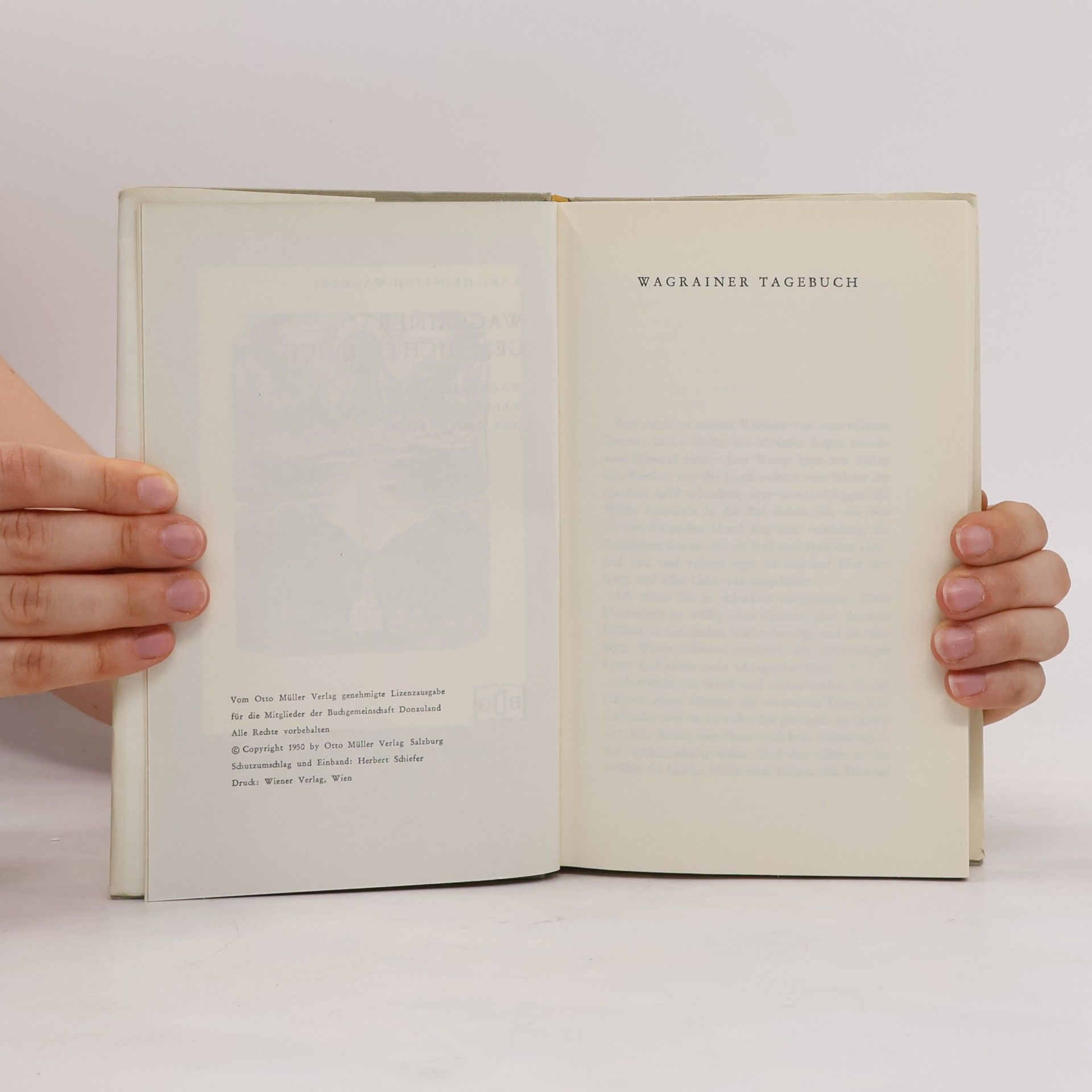 Karl Heinrich Waggerl Wagrainer geschichten Buch