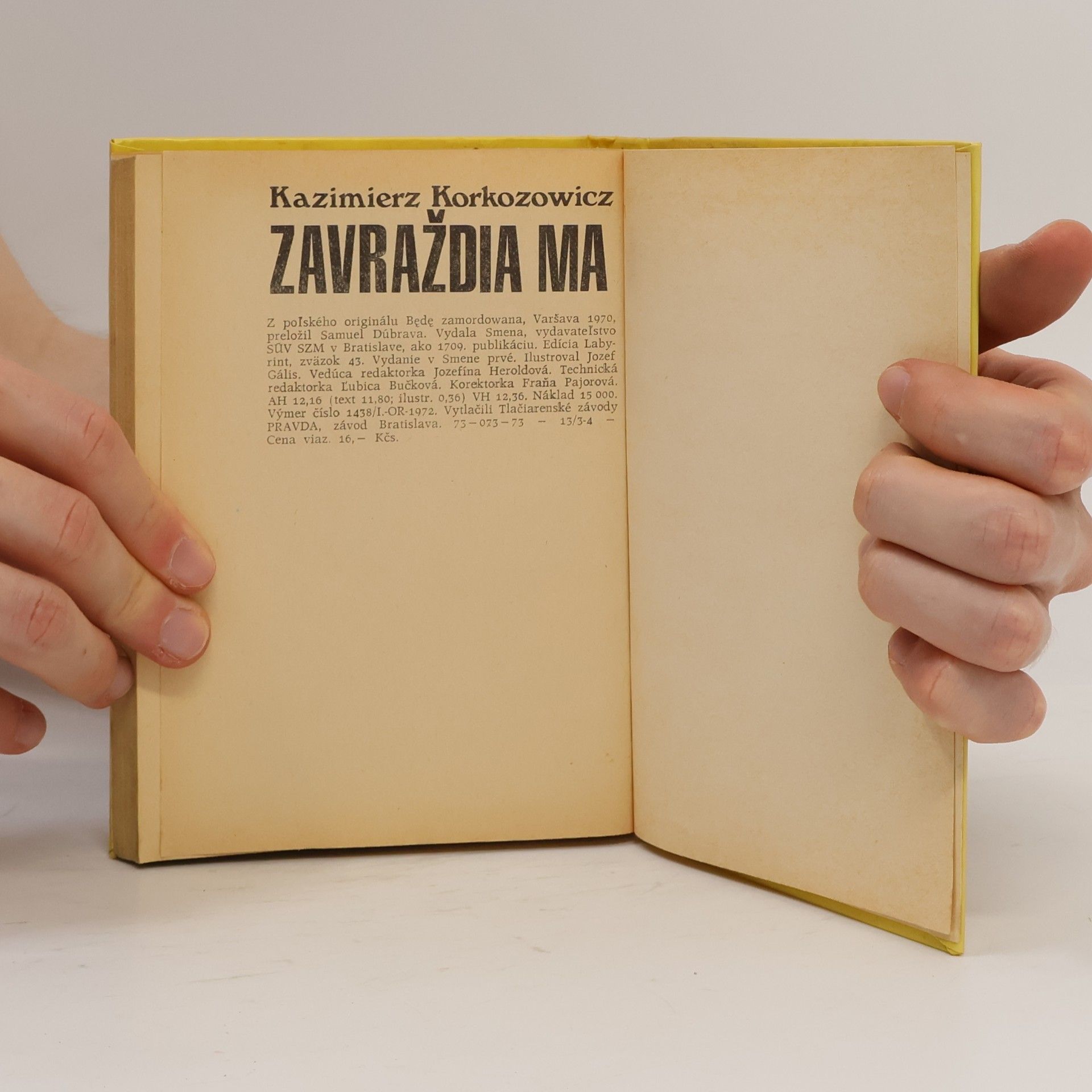 Kazimierz Korkozowicz Zavraždia ma