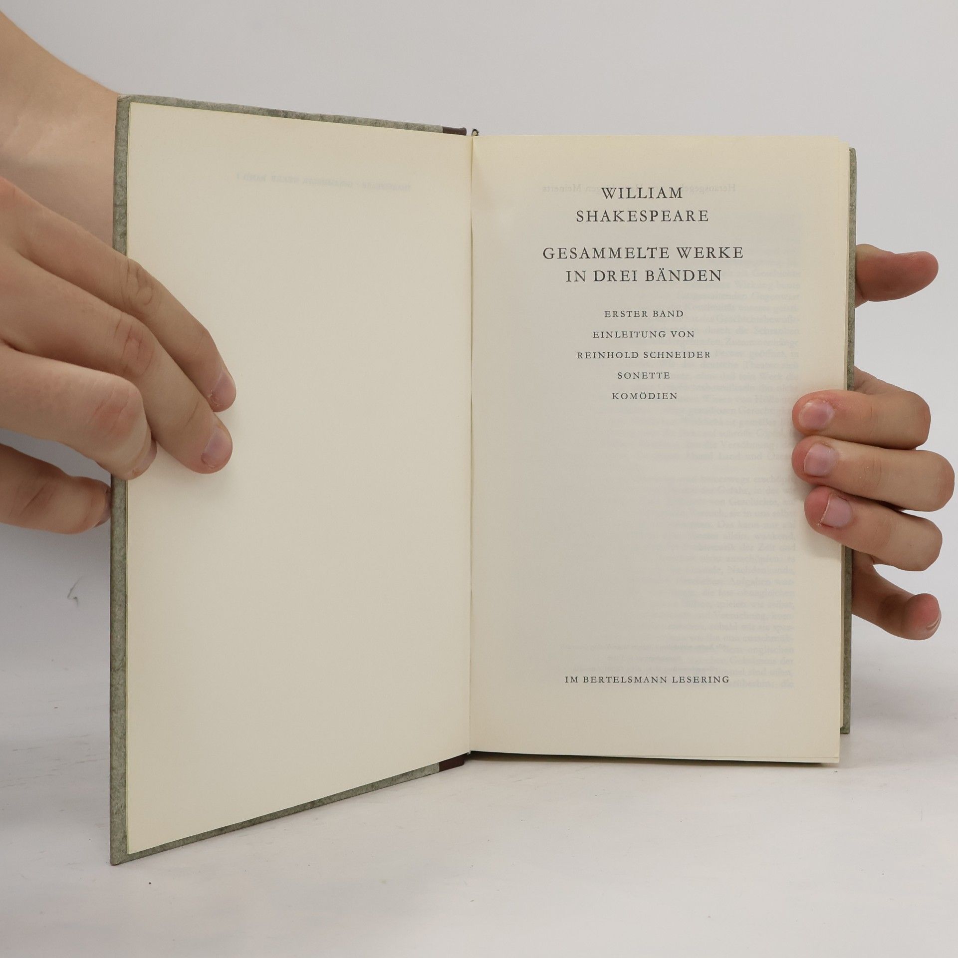 William Shakespeare Sonette Komödien