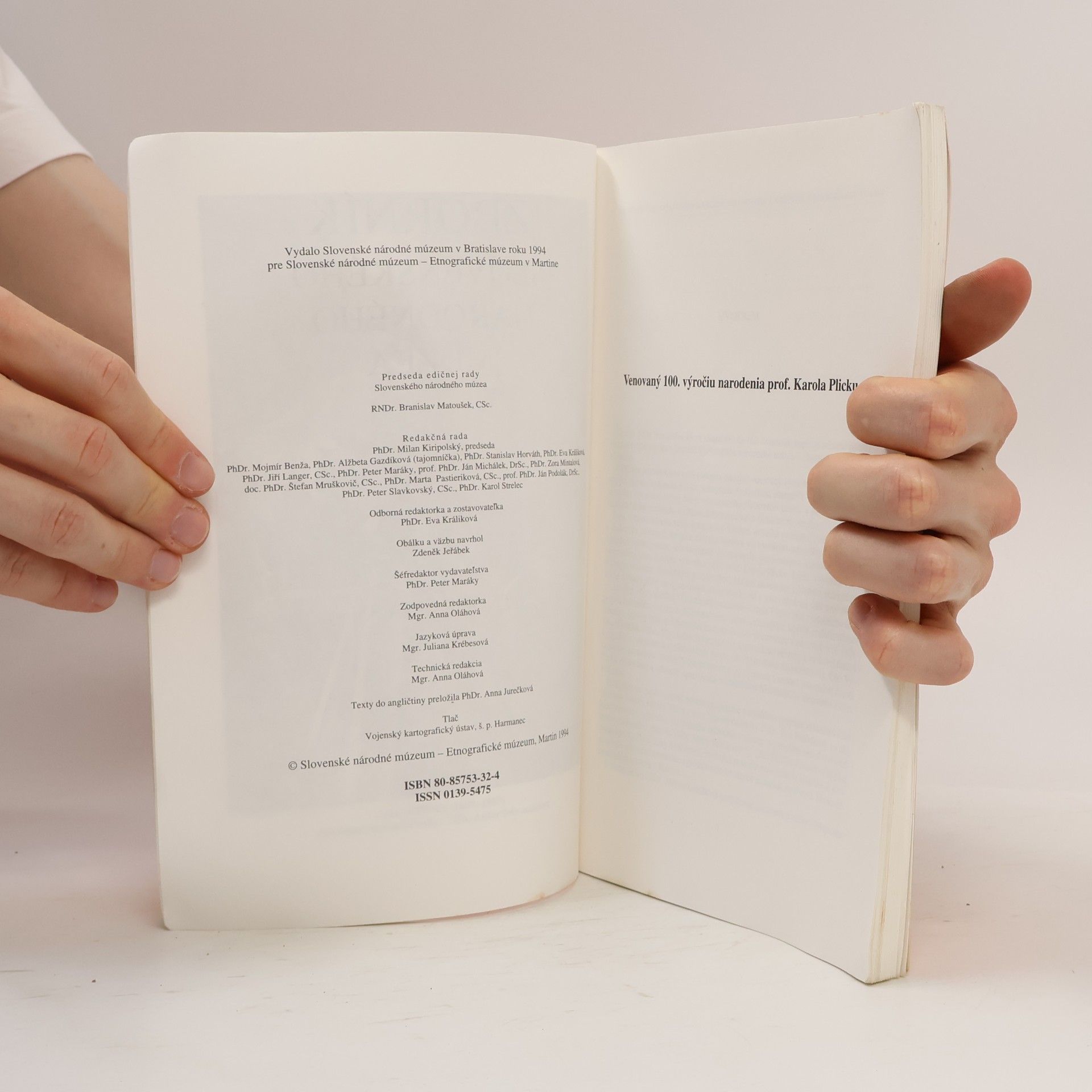 Autorenkollektiv Zborník Slovenského národného múzea LXXXVIII