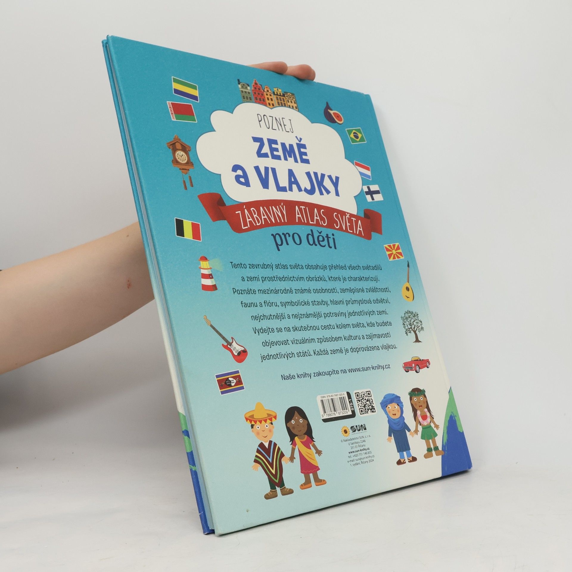 Emanuela Carletti Poznej země a vlajky. Zábavný atlas světa pro děti