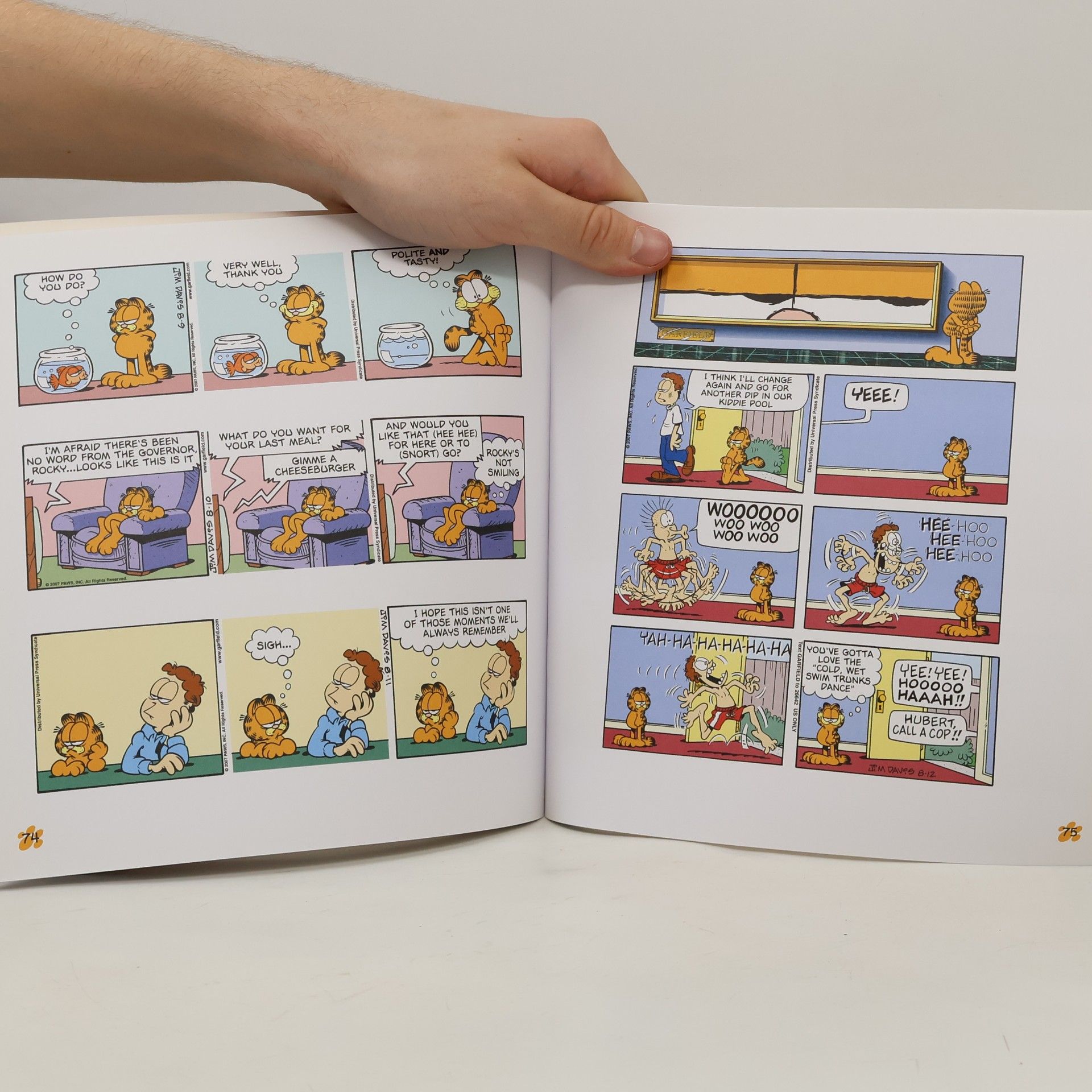 Jim Davis Garfield Potbelly of Gold