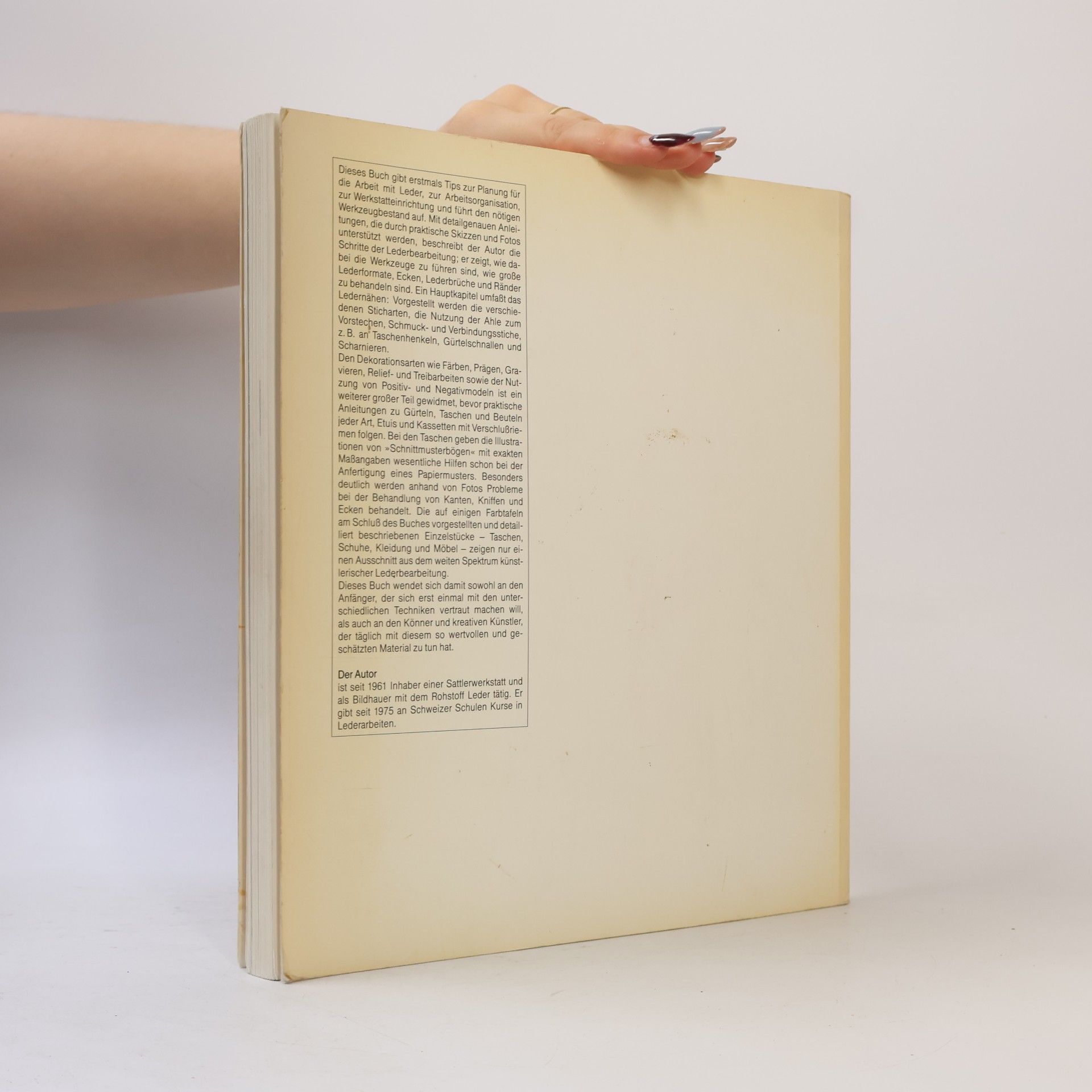 Robert Friedrich Leder: gestalten und verarbeiten