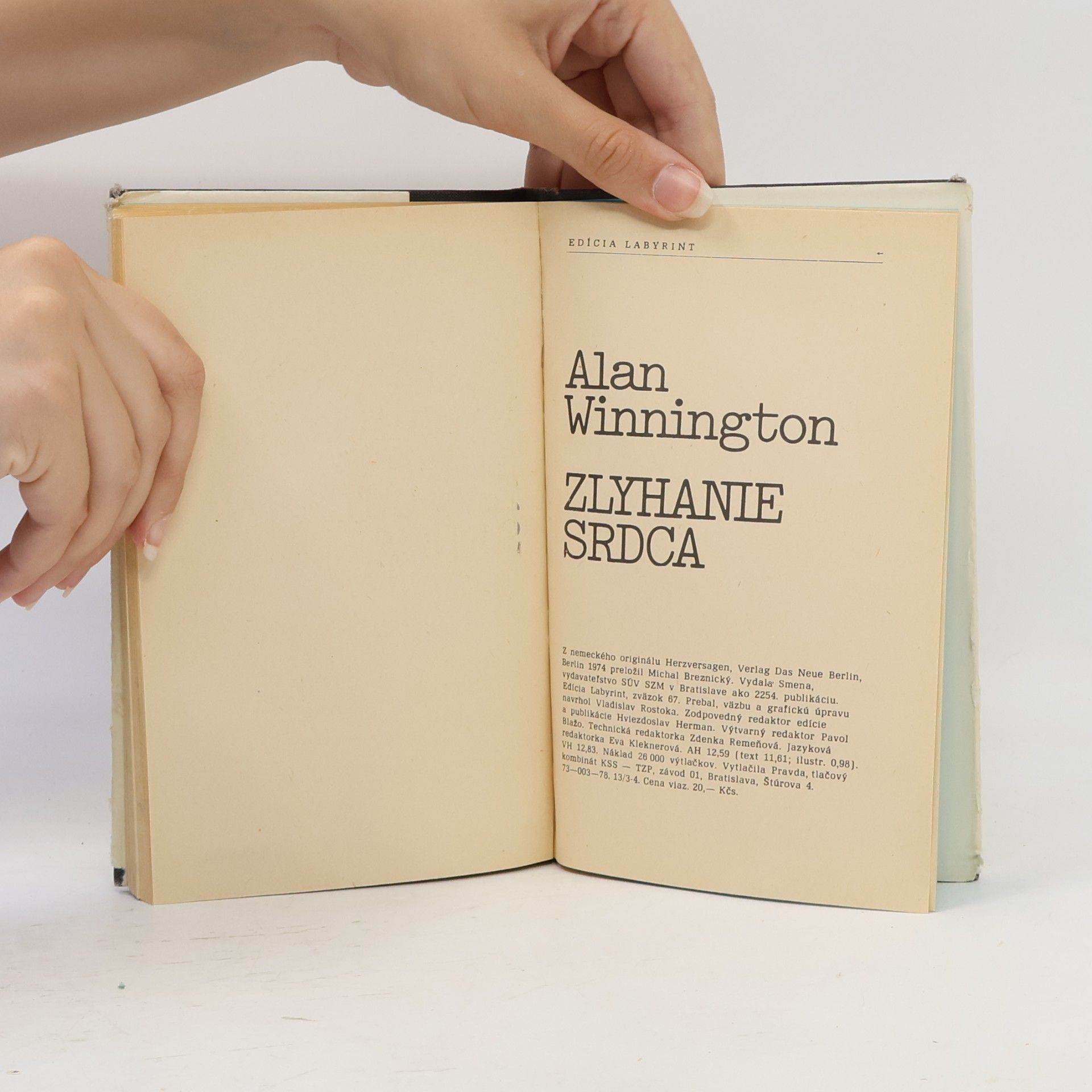 Alan Winnington Zlyhanie srdca