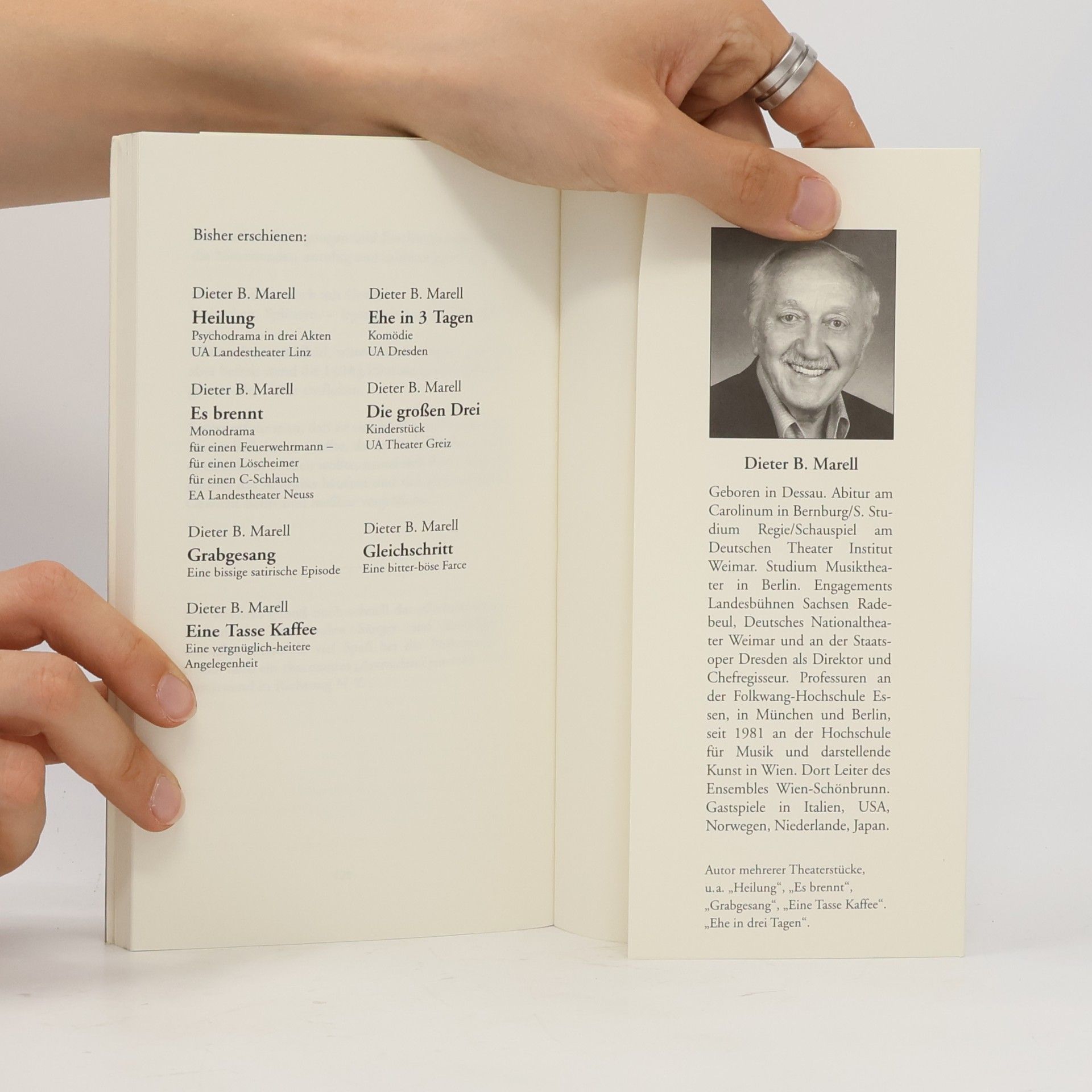 Dieter B. Marell Singe, wem Gesang gegeben