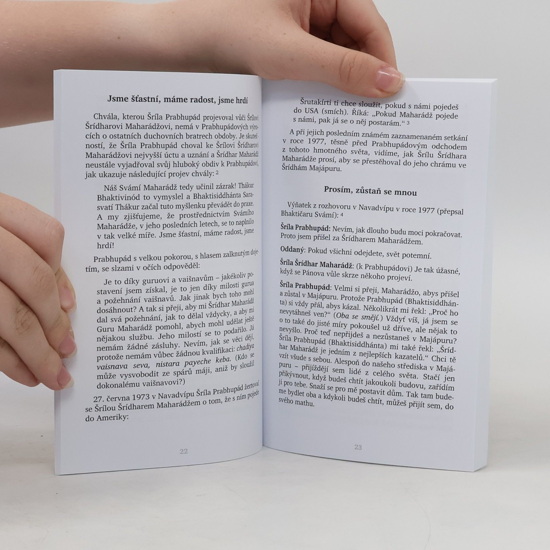 Svámí Bhakti Bhávana Višnu Maharadž Šríla Prabhupád & Šrídhar Maharádž