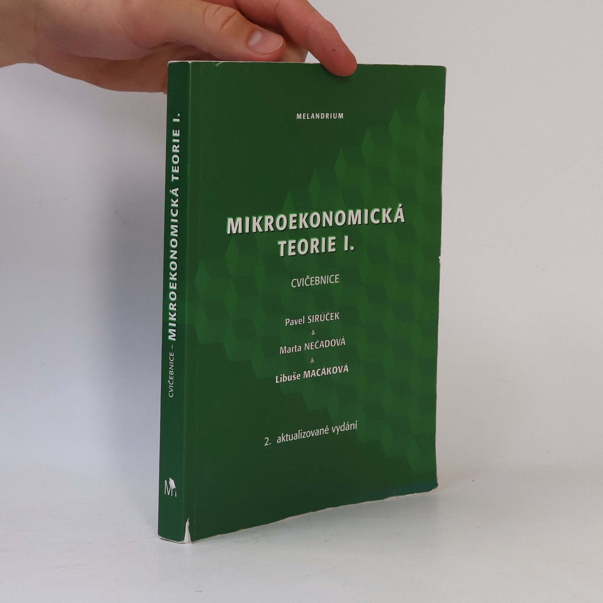 Marta Nečadová Mikroekonomická teorie I. Cvičebnice