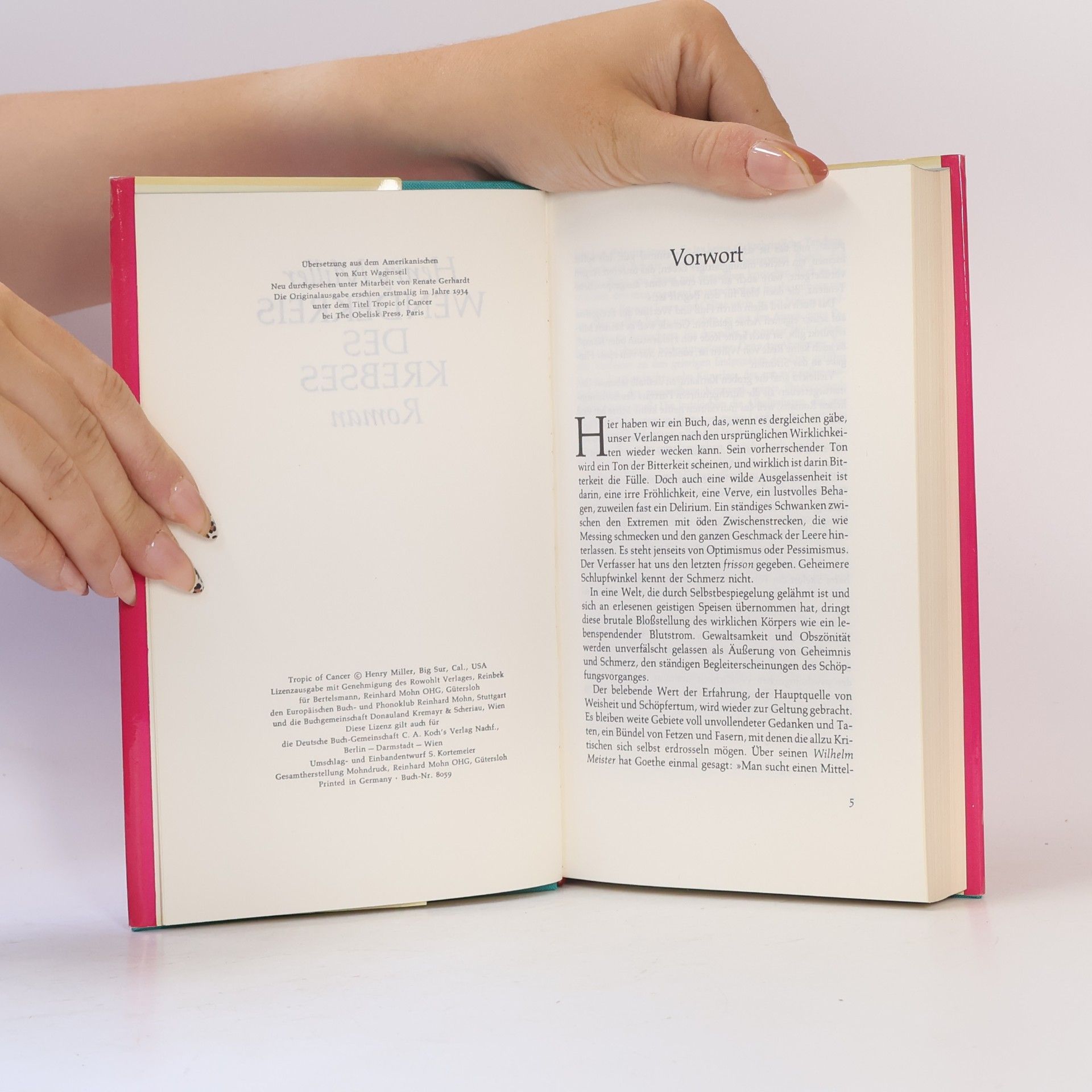 Henry Miller Wendekreis des Krebses
