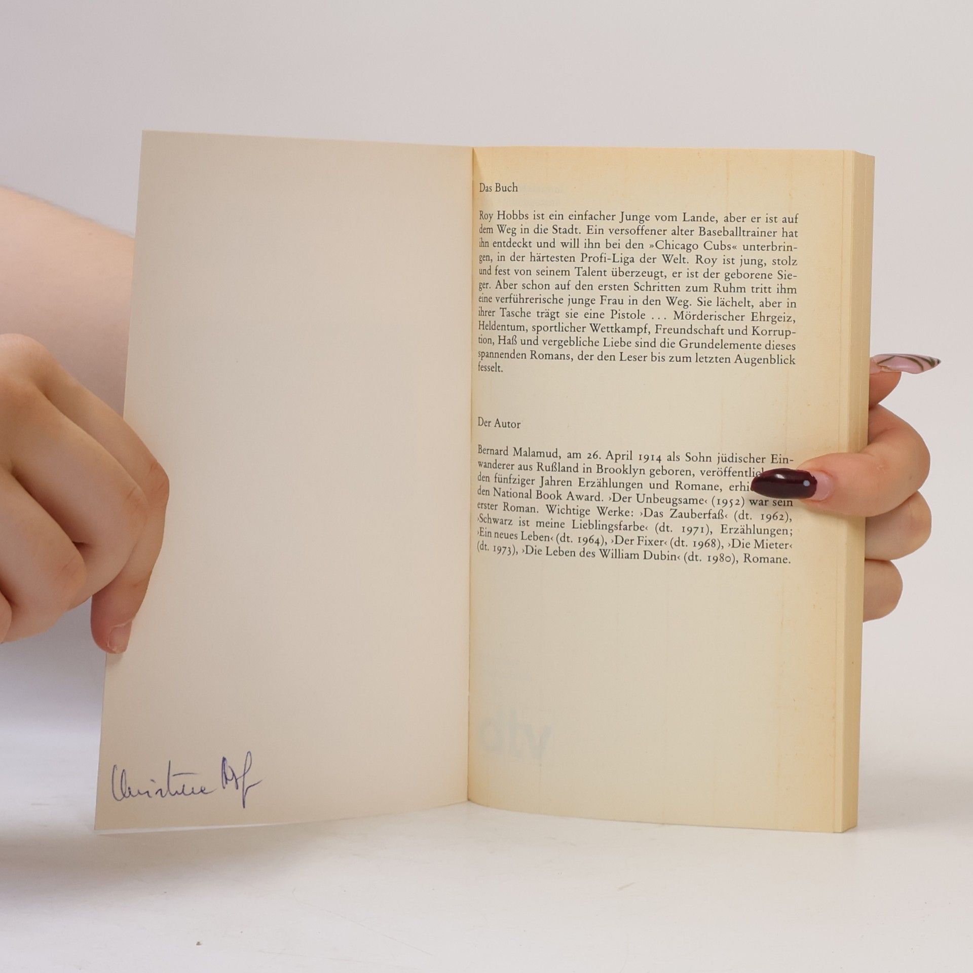 Bernard Malamud Der Unbeugsame