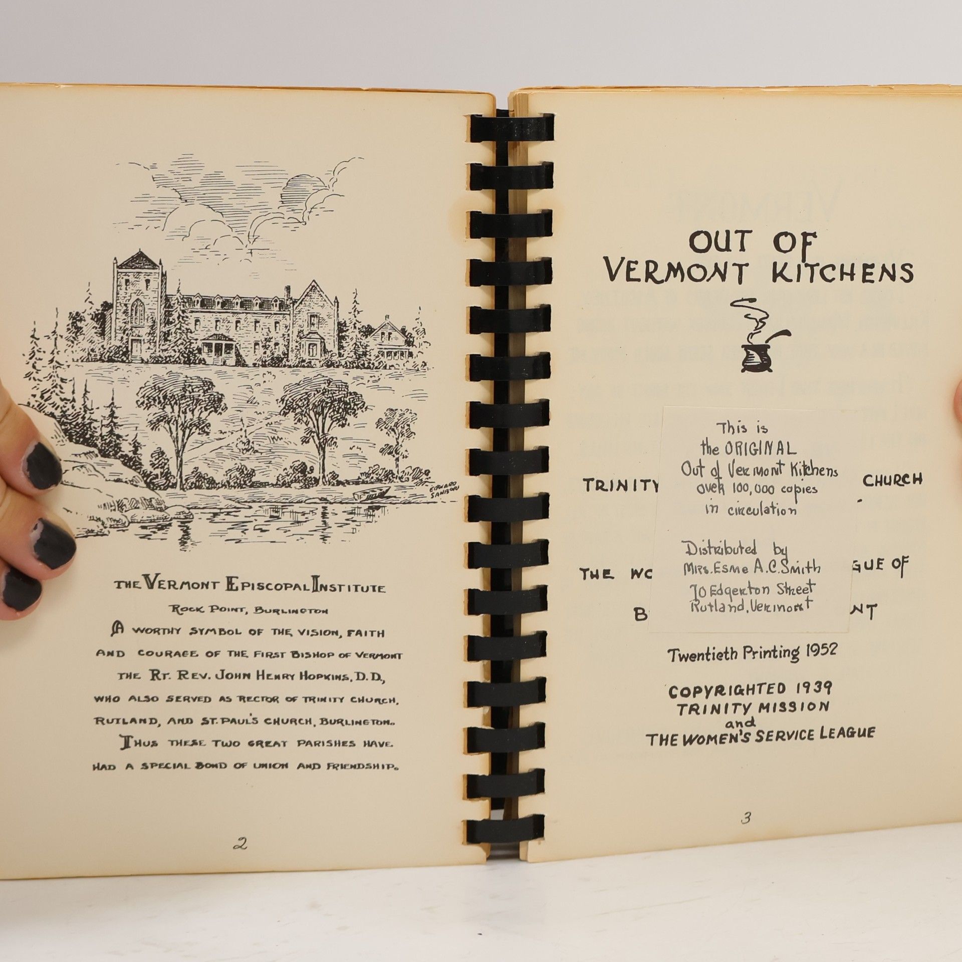 Various authors Out of Vermont Kitchens