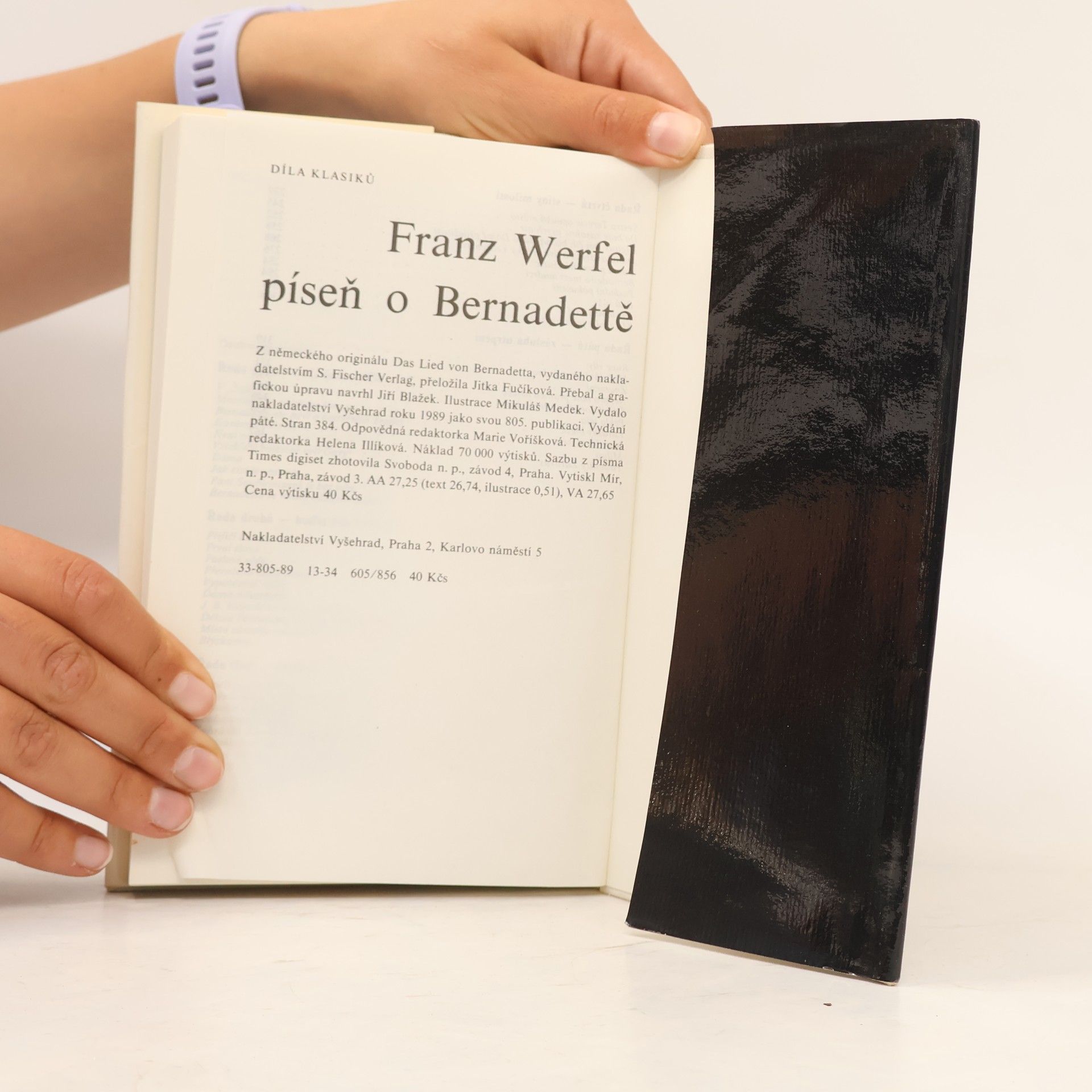 Franz Werfel Píseň o Bernadettě