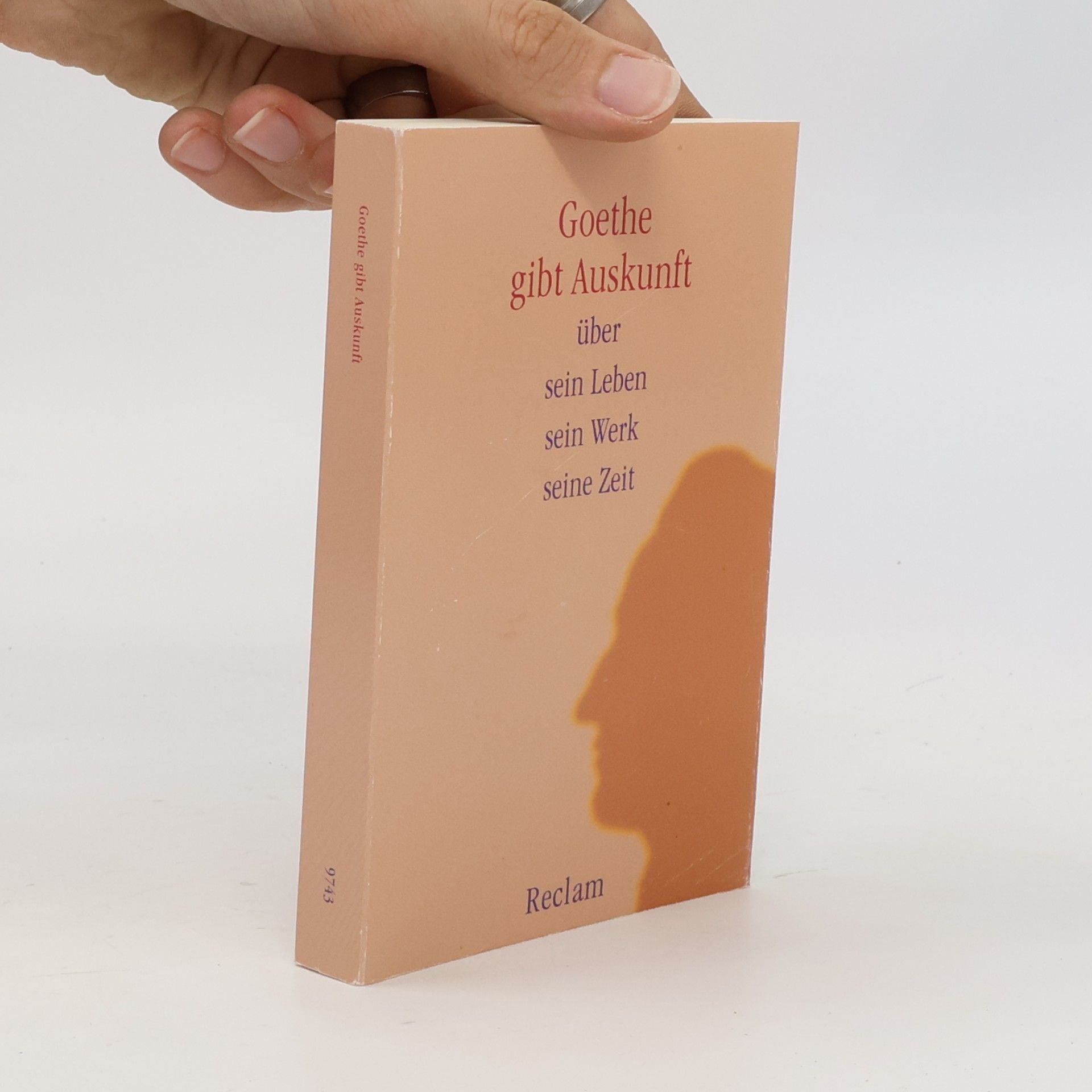Johann Wolfgang von Goethe Goethe gibt Auskunft über sein Leben, sein Werk, seine Zeit