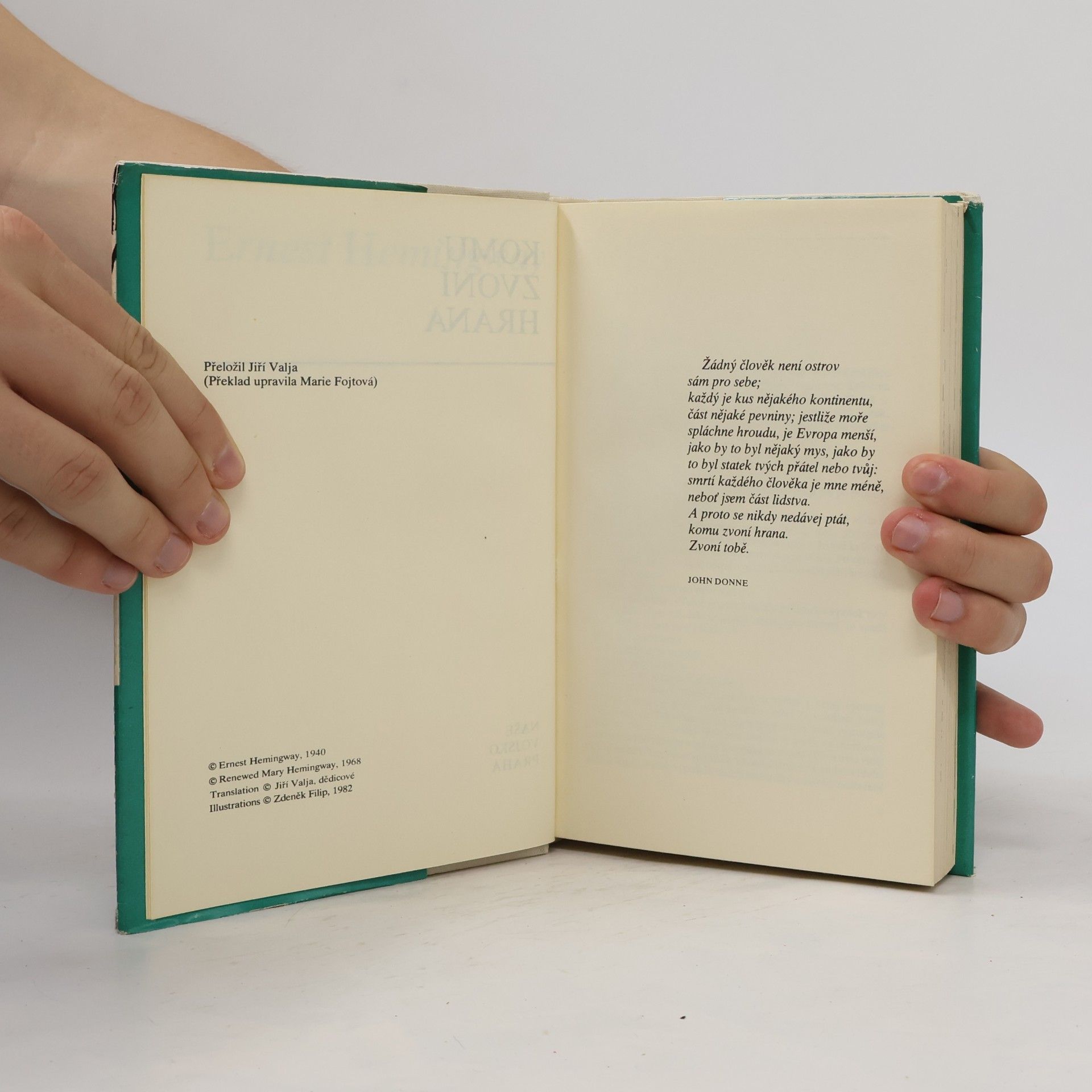 Ernest Hemingway Komu zvoní hrana