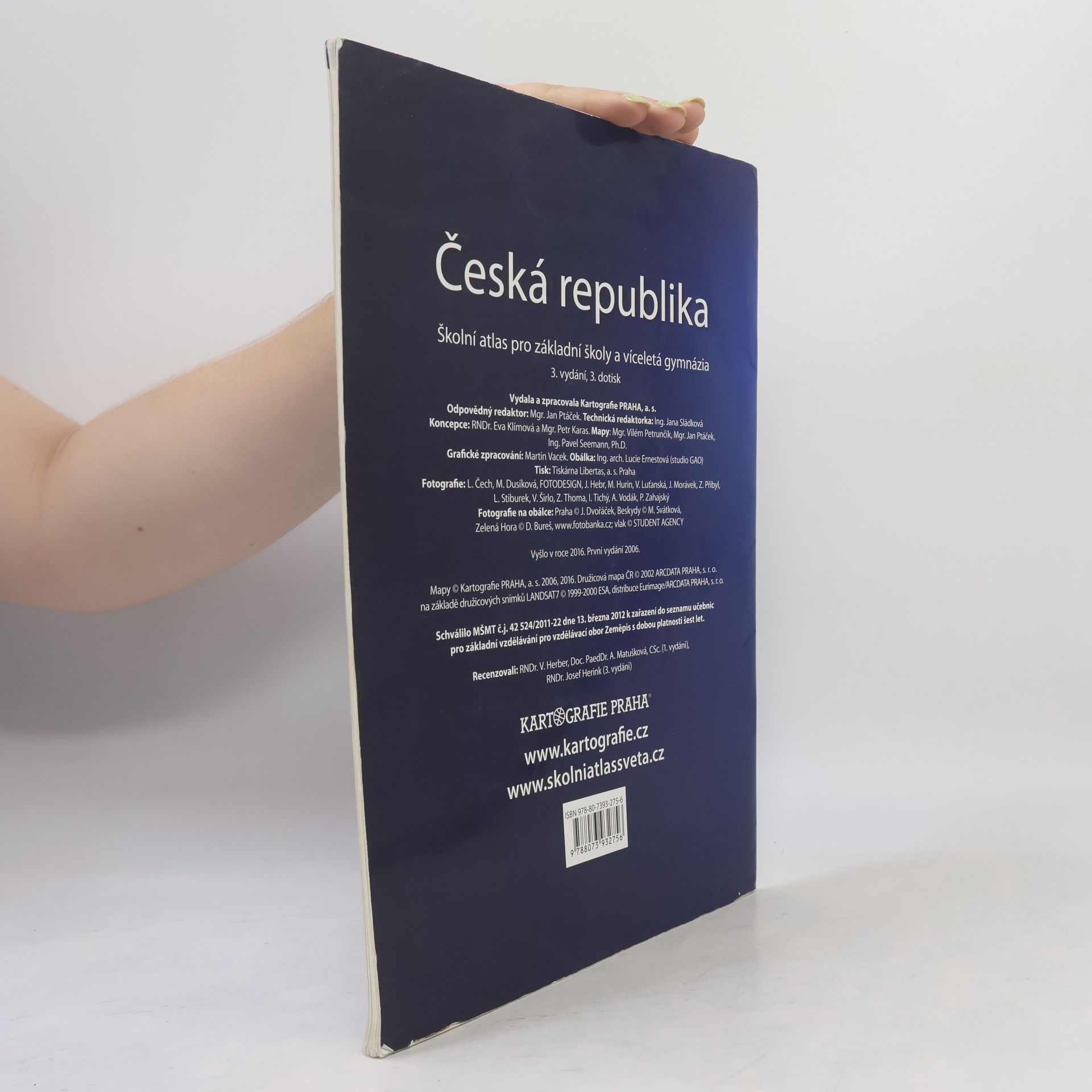 Various authors Česká republika školní atlas pro základní školy a víceletá gymnázia