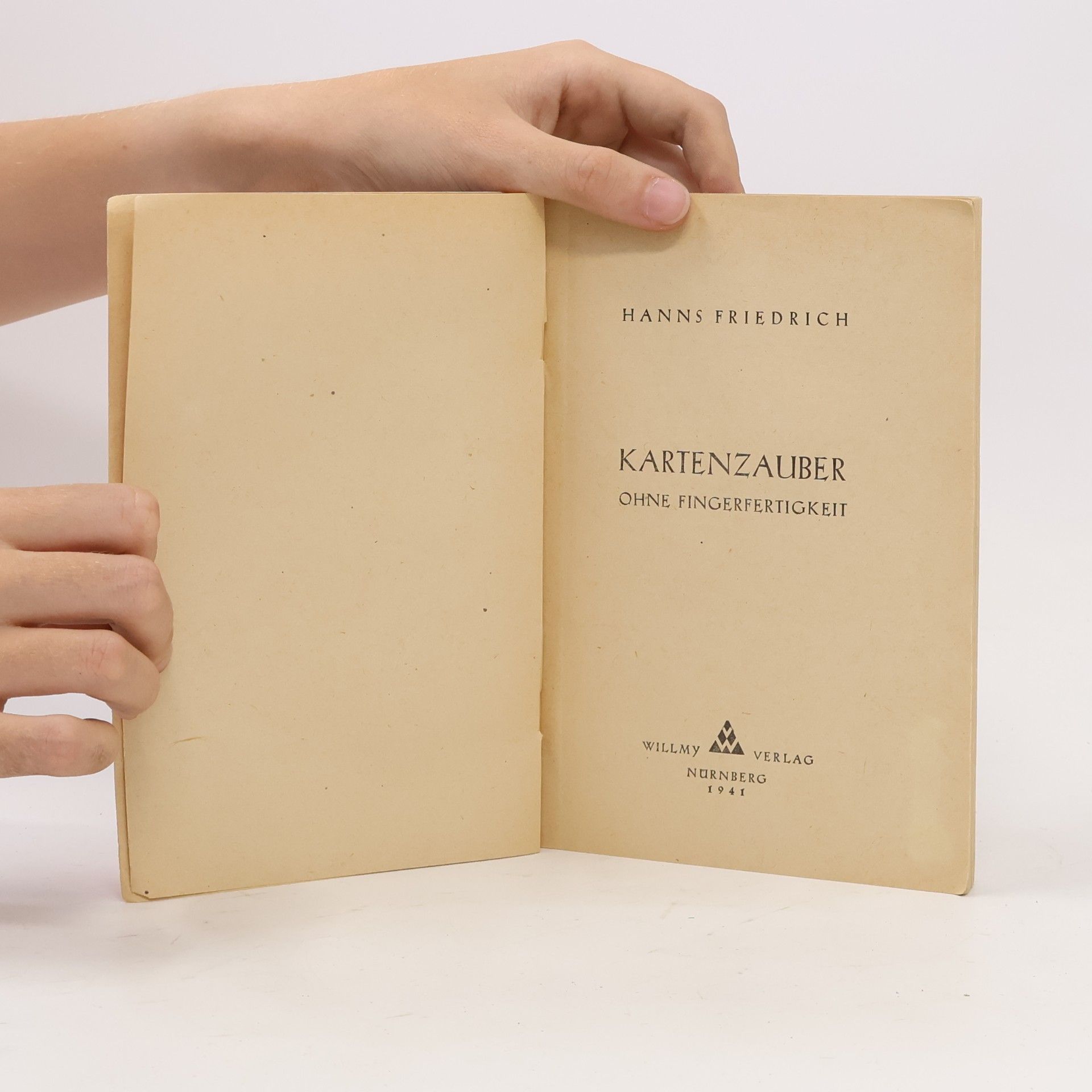 Hanns Friedrich Kartenzauber ohne Fingerfertigkeit